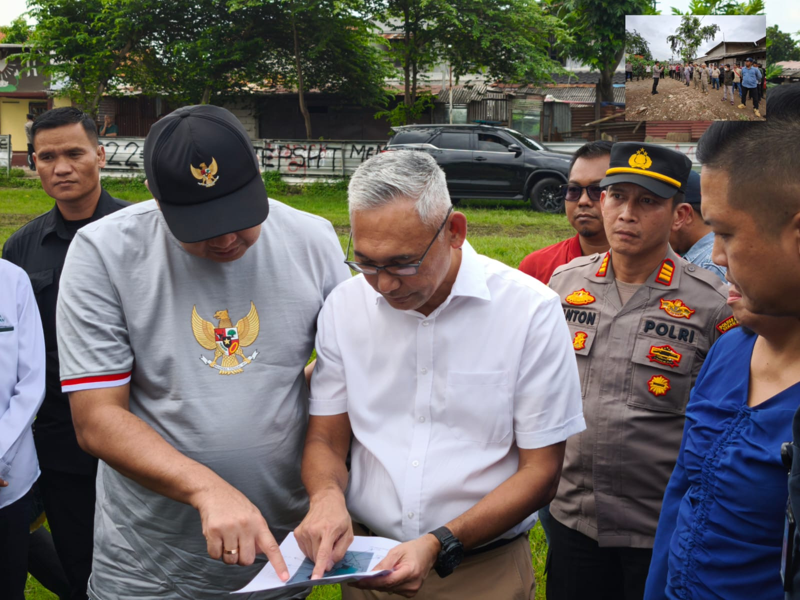 Polsek Bekasi Barat Amankan Kunjungan Menteri PKP Maruarar Sirait ke Bintara Jaya