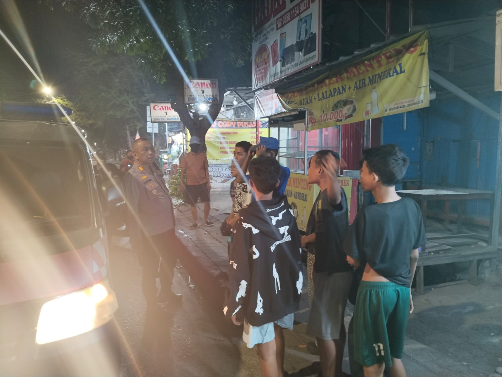 Polsek Koja Perketat Patroli Dini Hari, Sasar Titik Rawan Tawuran dan Balap Liar