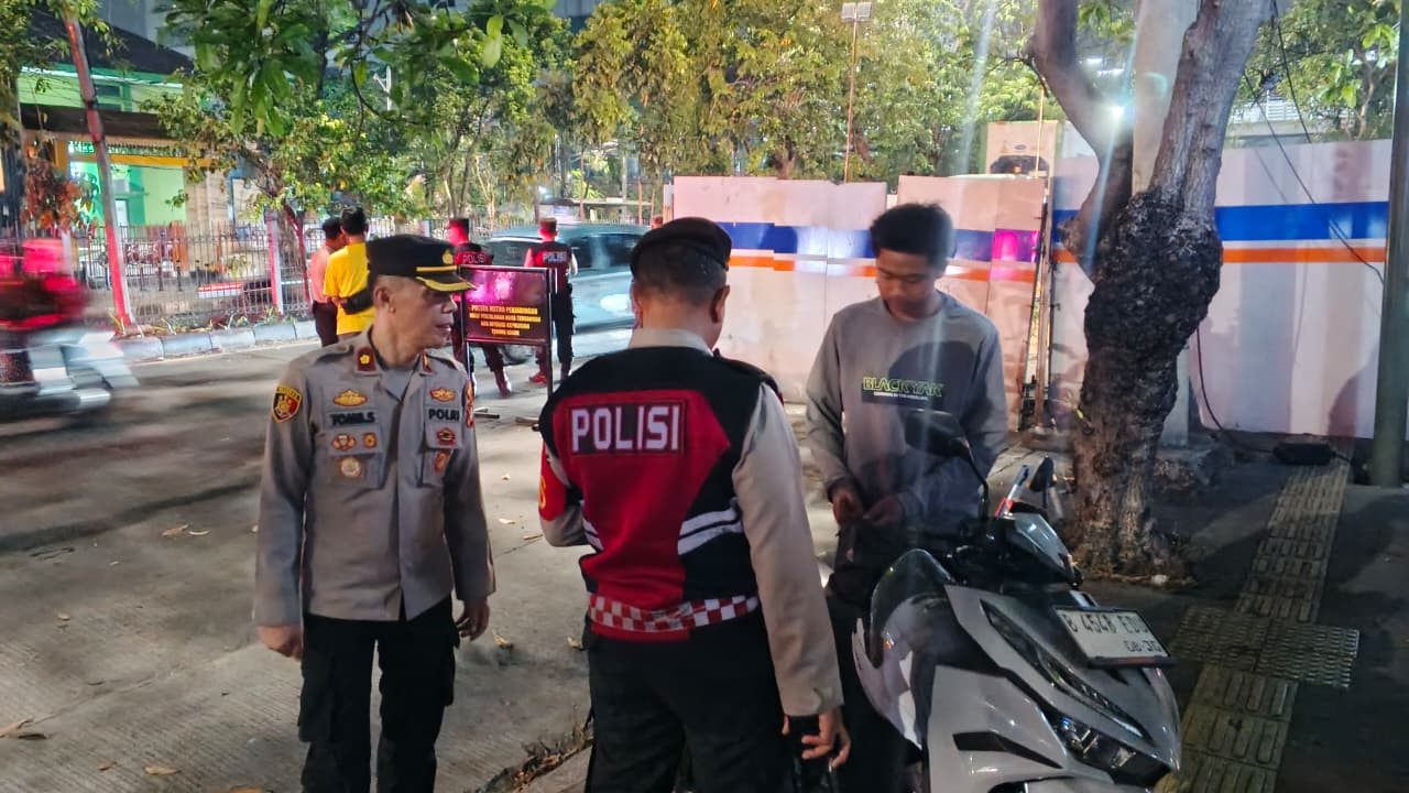 Polsek Metro Penjaringan Gelar KRYD, Tiga Motor Tanpa Surat Diamankan