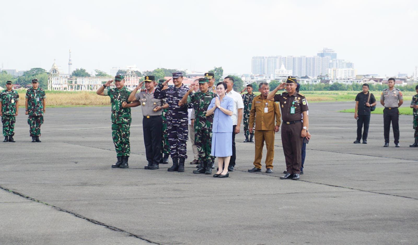 Komandan Kodaeral I Turut Serta Mengantar Keberangkatan Kepala Staf TNI Angkatan Udara
