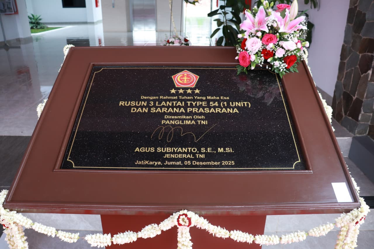 Panglima TNI Resmikan Hunian Modern Bagi Prajurit