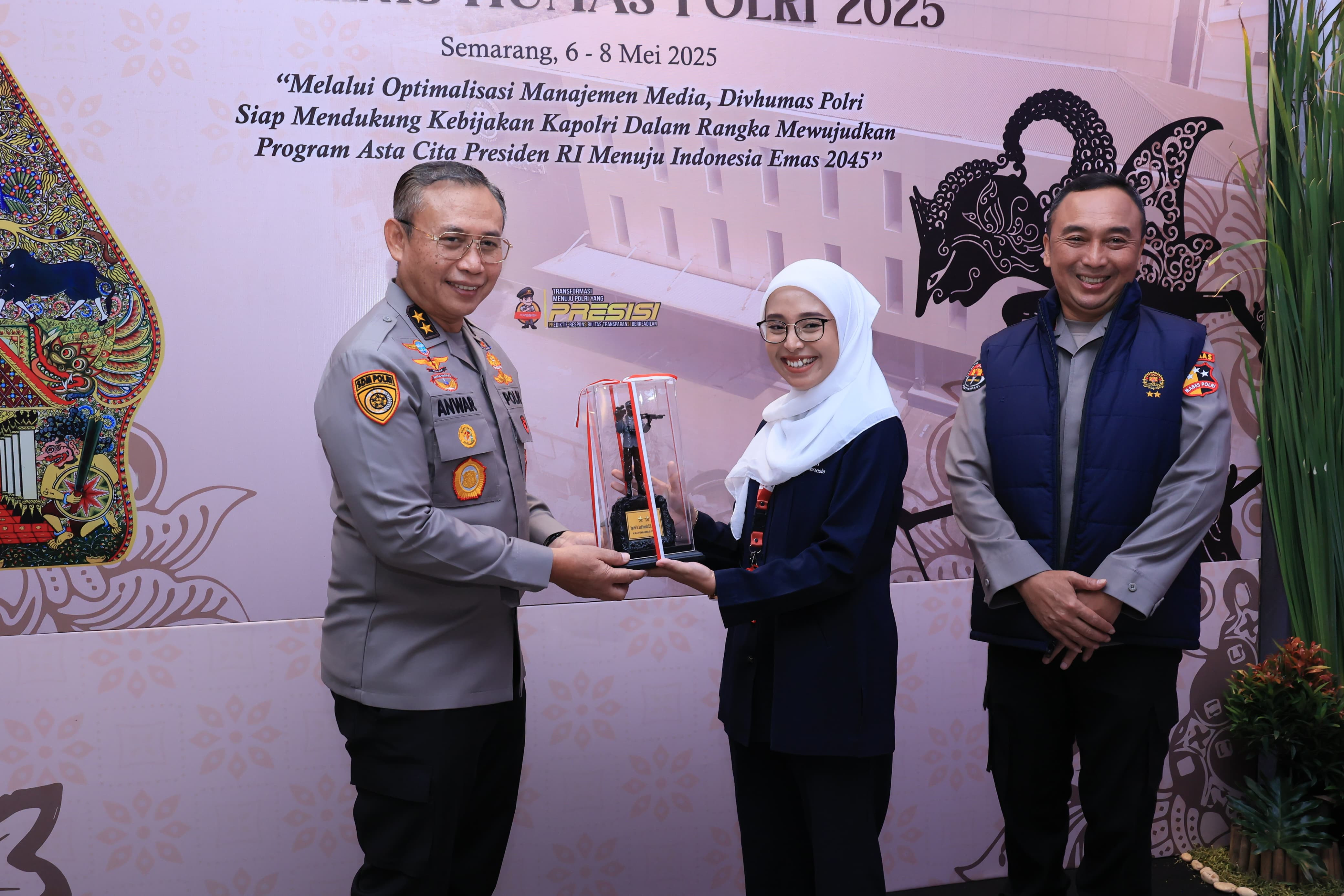 Rakernis Humas Polri 2025 Dibuka dengan Bakti Sosial dan Bakti Kesehatan di Akpol Semarang