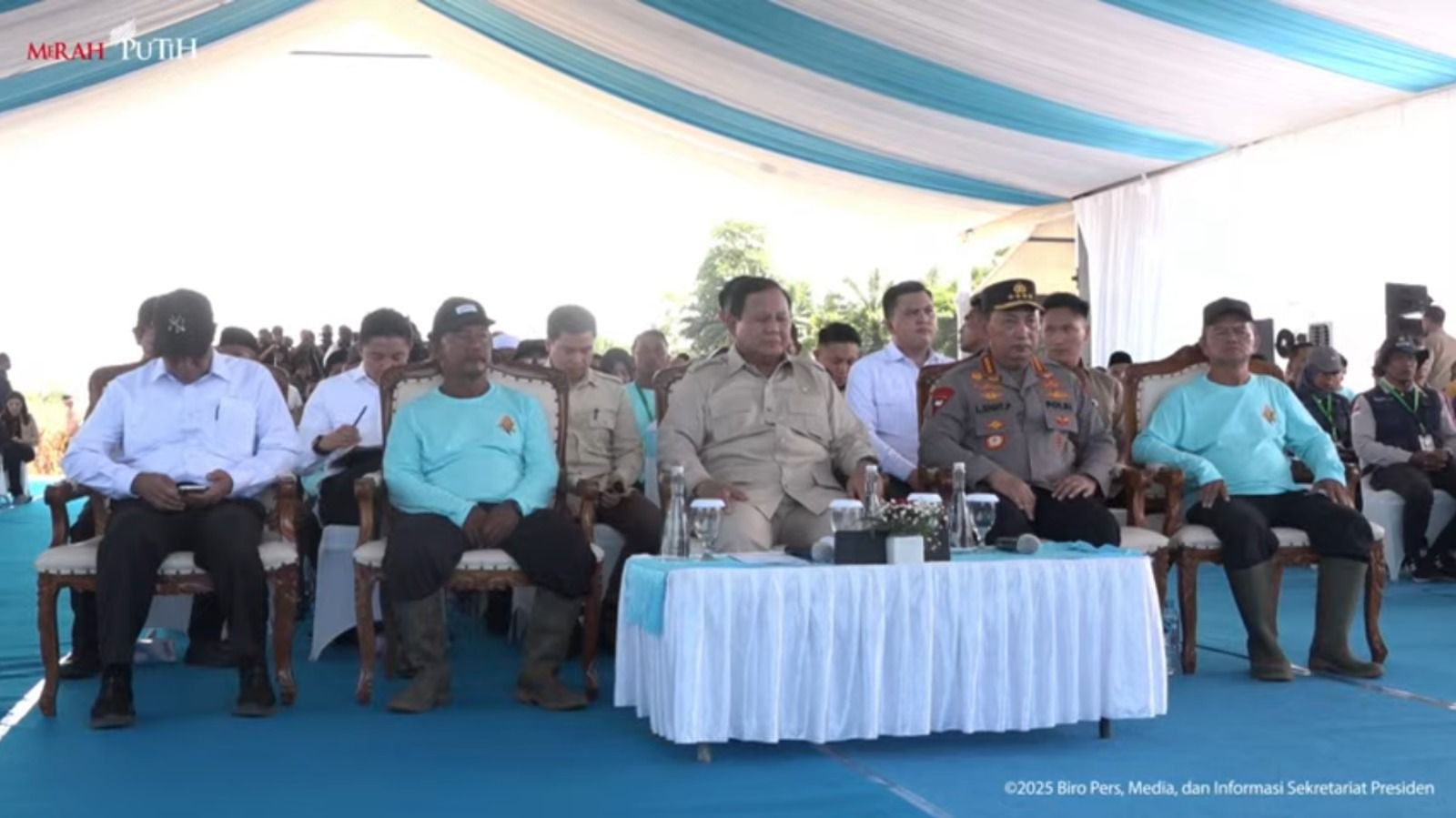 Kapolri Dampingi Presiden pada Panen Raya Jagung Kuartal II, siap wujudkan kedaulatan pangan Nasional