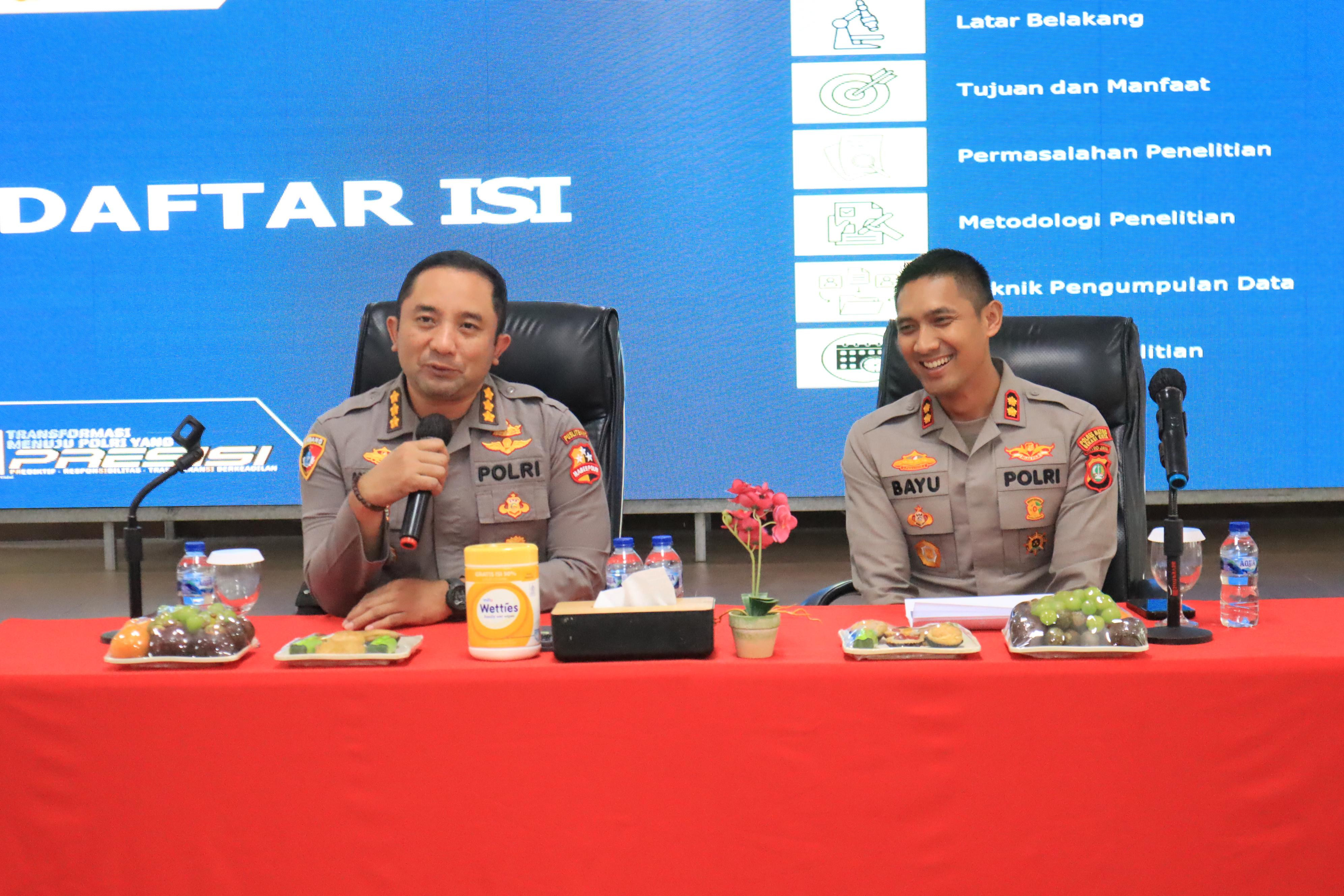 Puslitbang Polri Gelar FGD Strategi Pemberdayaan SDM dan Dukungan Ketahanan Pangan Polres Metro Bekasi Kota