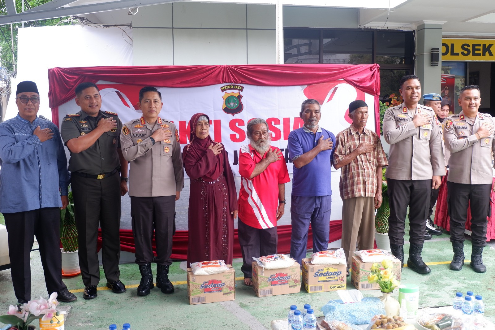 Polres Metro Jakarta Utara Gelar Bakti Sosial di Polsek Pademangan, Sambut Ramadhan dengan Kepedulian