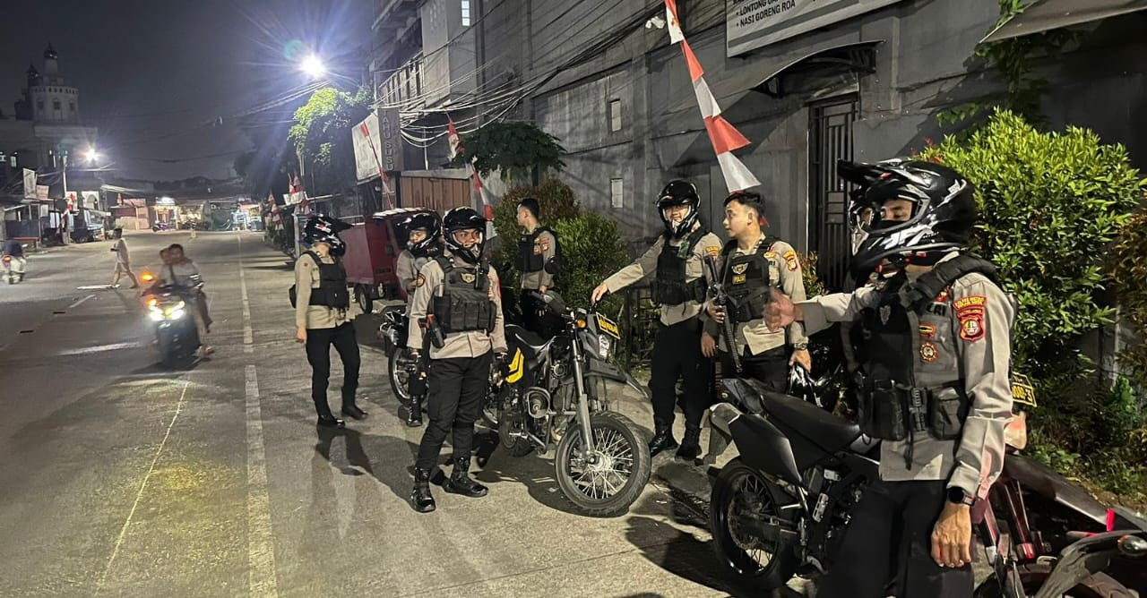 Cegah Kejahatan Dini Hari, Polres Metro Bekasi Kota Gencarkan Patroli Presisi