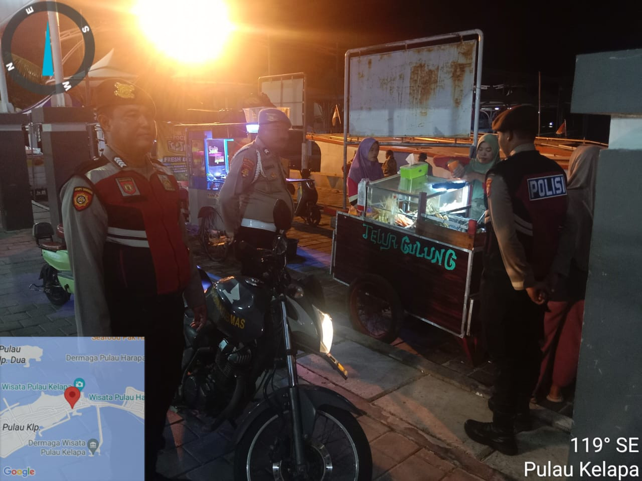 Polsek Kepulauan Seribu Utara Gelar Patroli Malam Perintis Presisi, Pastikan Keamanan Selama Nataru