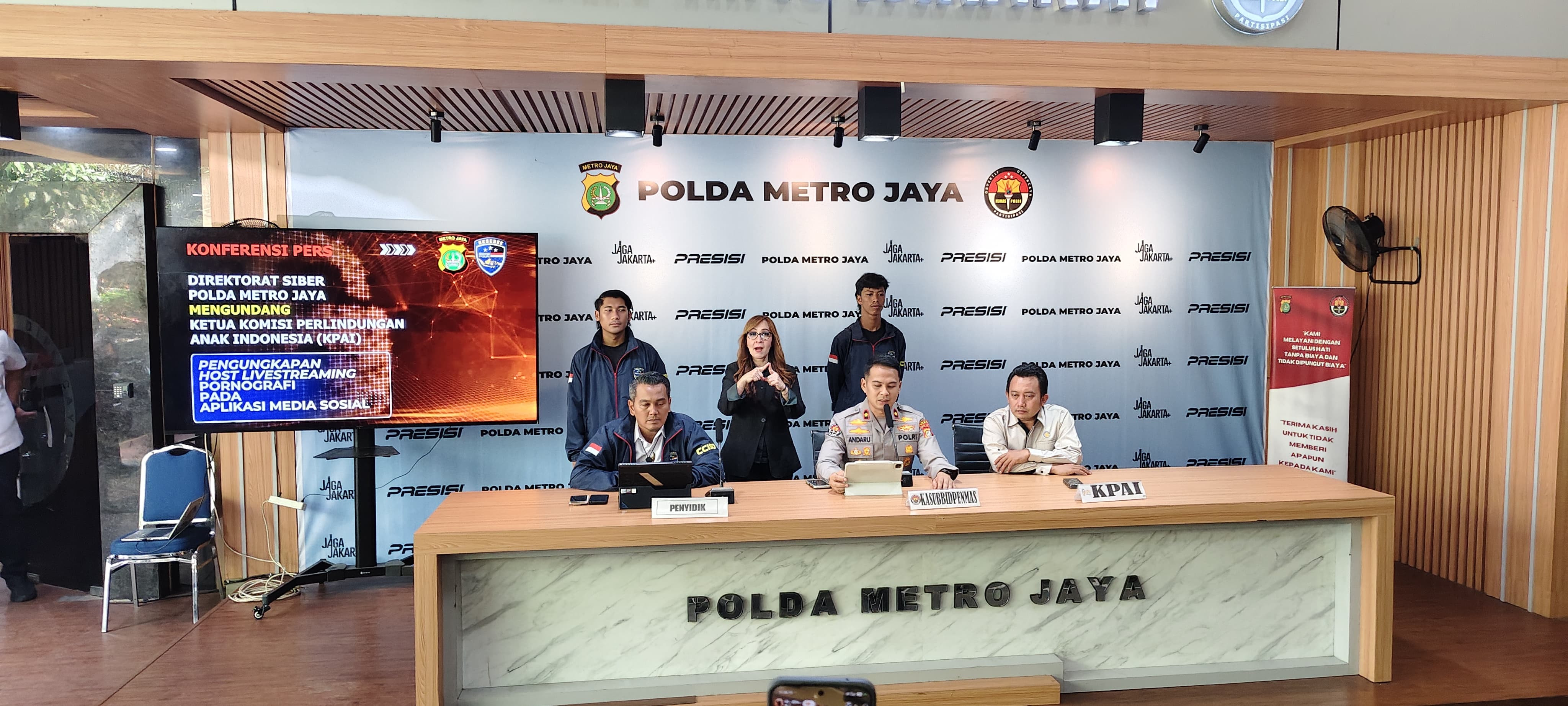 Ditressiber Polda Metro Jaya Tindak Akun Live Streaming Bermuatan Asusila