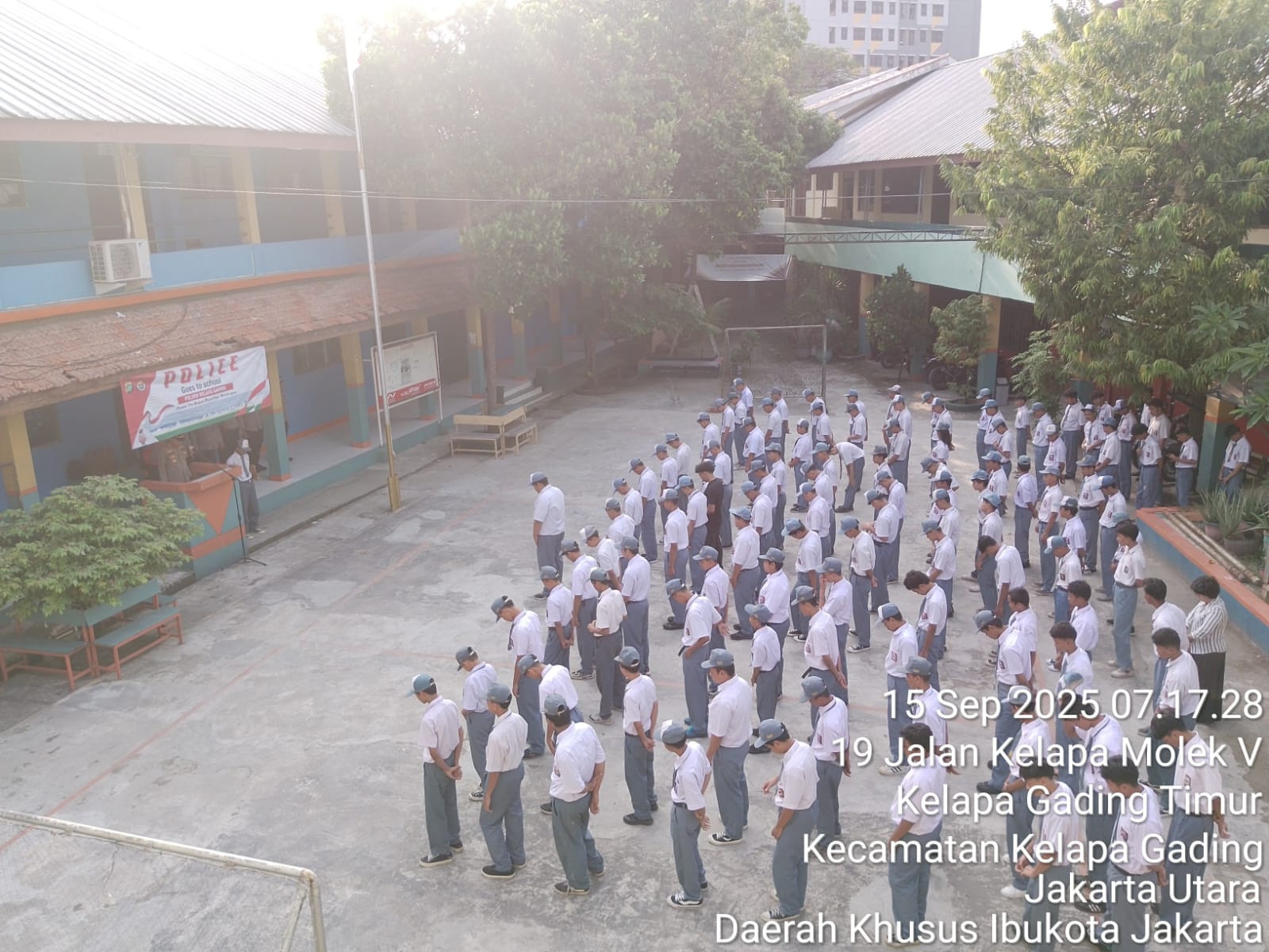 Police Goes to School, Polsek Kelapa Gading Ajak Pelajar SMK Jaya Jadi Polisi bagi Diri Sendiri