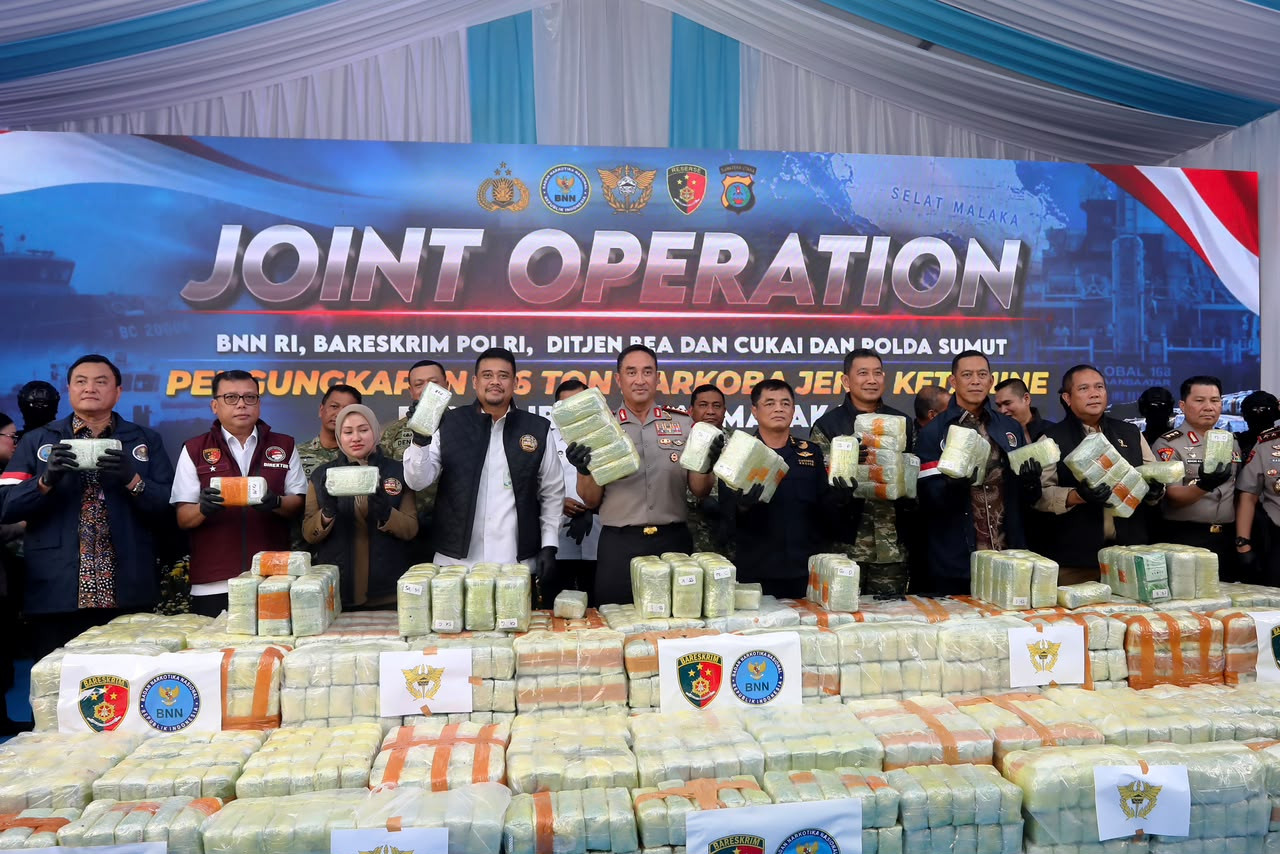 Kapolri Ungkap Modus Penyelundupan 1,16 Ton Ketamin di Sumut, Kapal Matikan Sinyal Pelacak