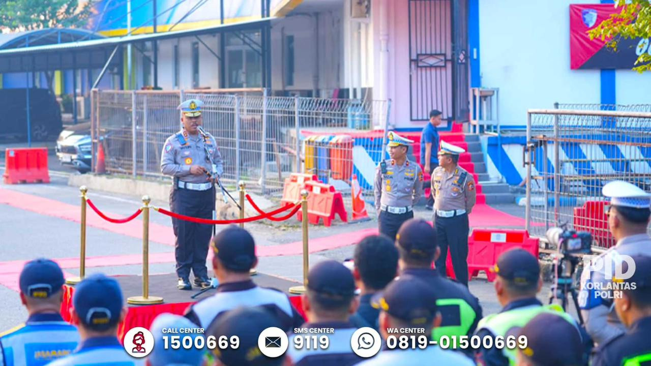 Korlantas Polri Gelar Apel Pengamanan May Day 2025, Presiden Prabowo Dijadwalkan Hadir di Tengah Buruh