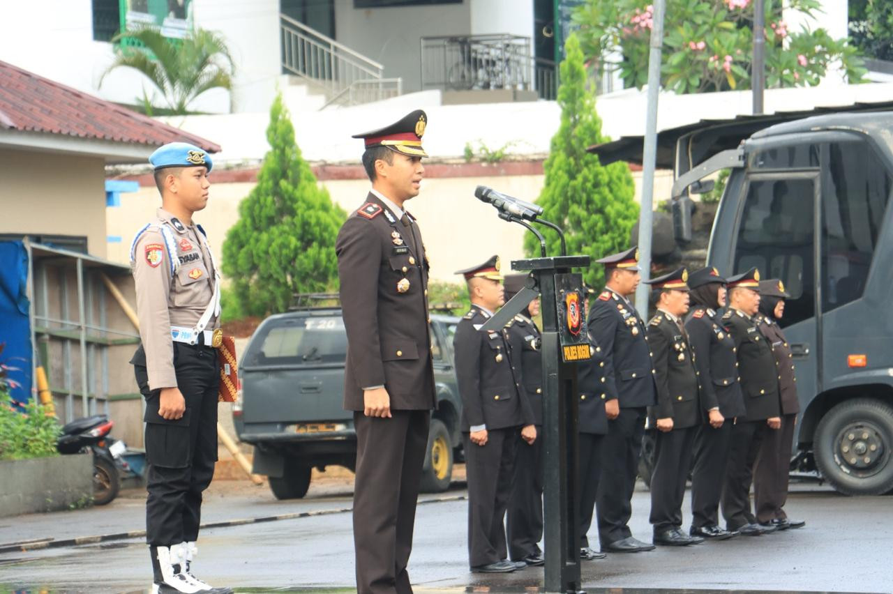 Upacara Peringatan Hari Bela Negara ke-76 Tahun 2024 di Polres Bogor Berlangsung Khidmat