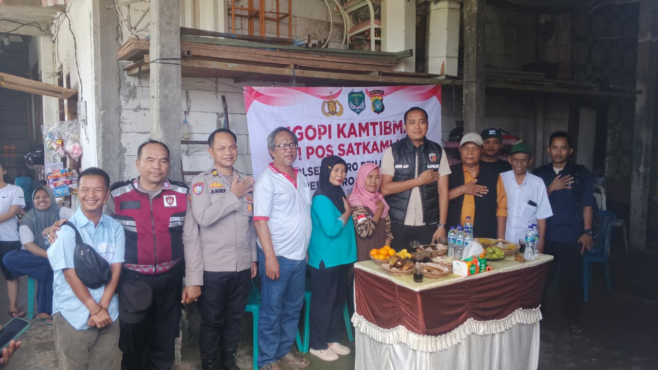 Ngopi Kamtibmas di Kapuk Muara, Polsek Metro Penjaringan Perkuat Sinergi Jaga Keamanan Warga