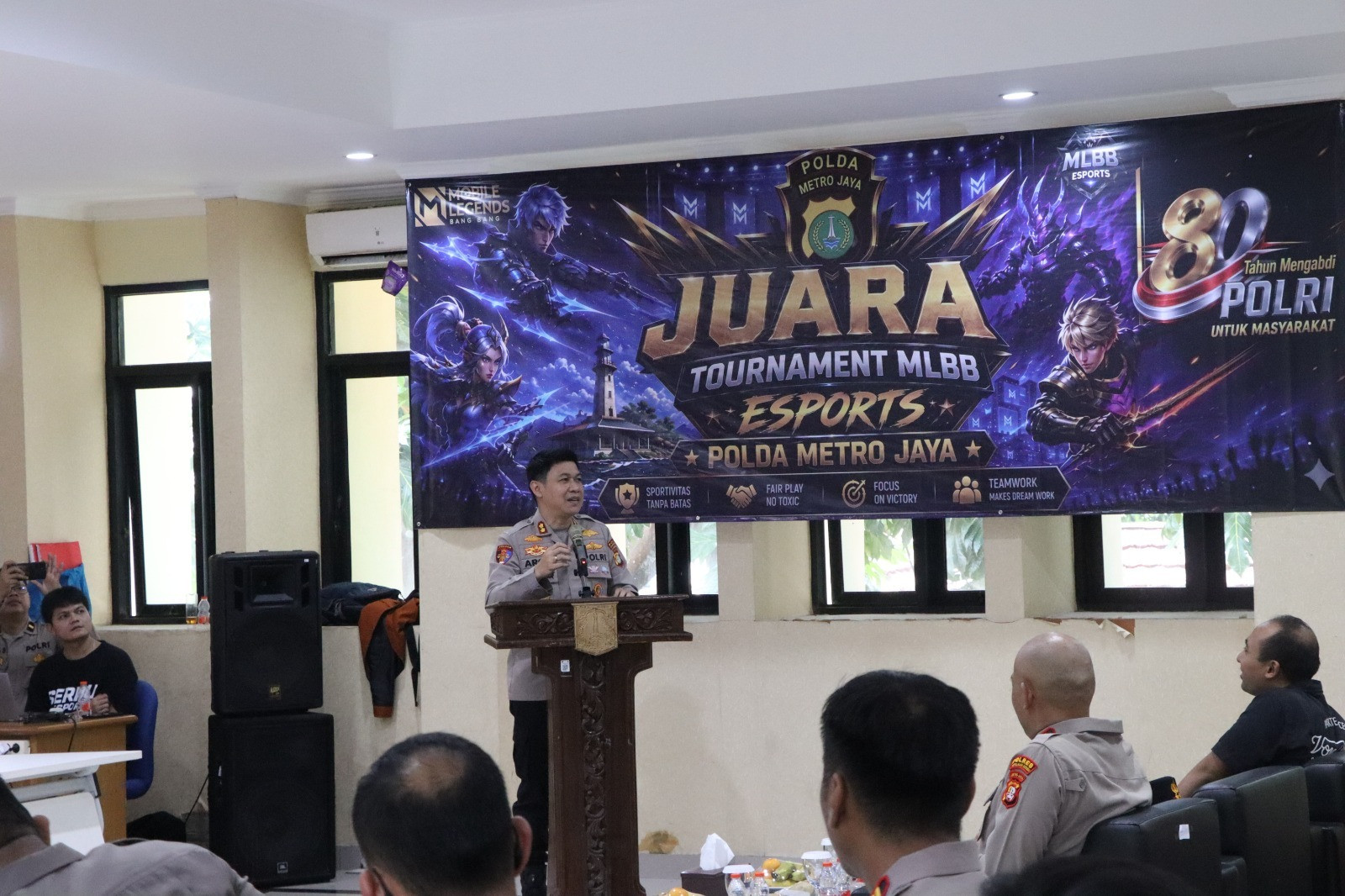 Polres Kepulauan Seribu Gelar Turnamen MLBB E-Sports Hari Bhayangkara ke-80, Wadah Generasi Muda Berprestasi