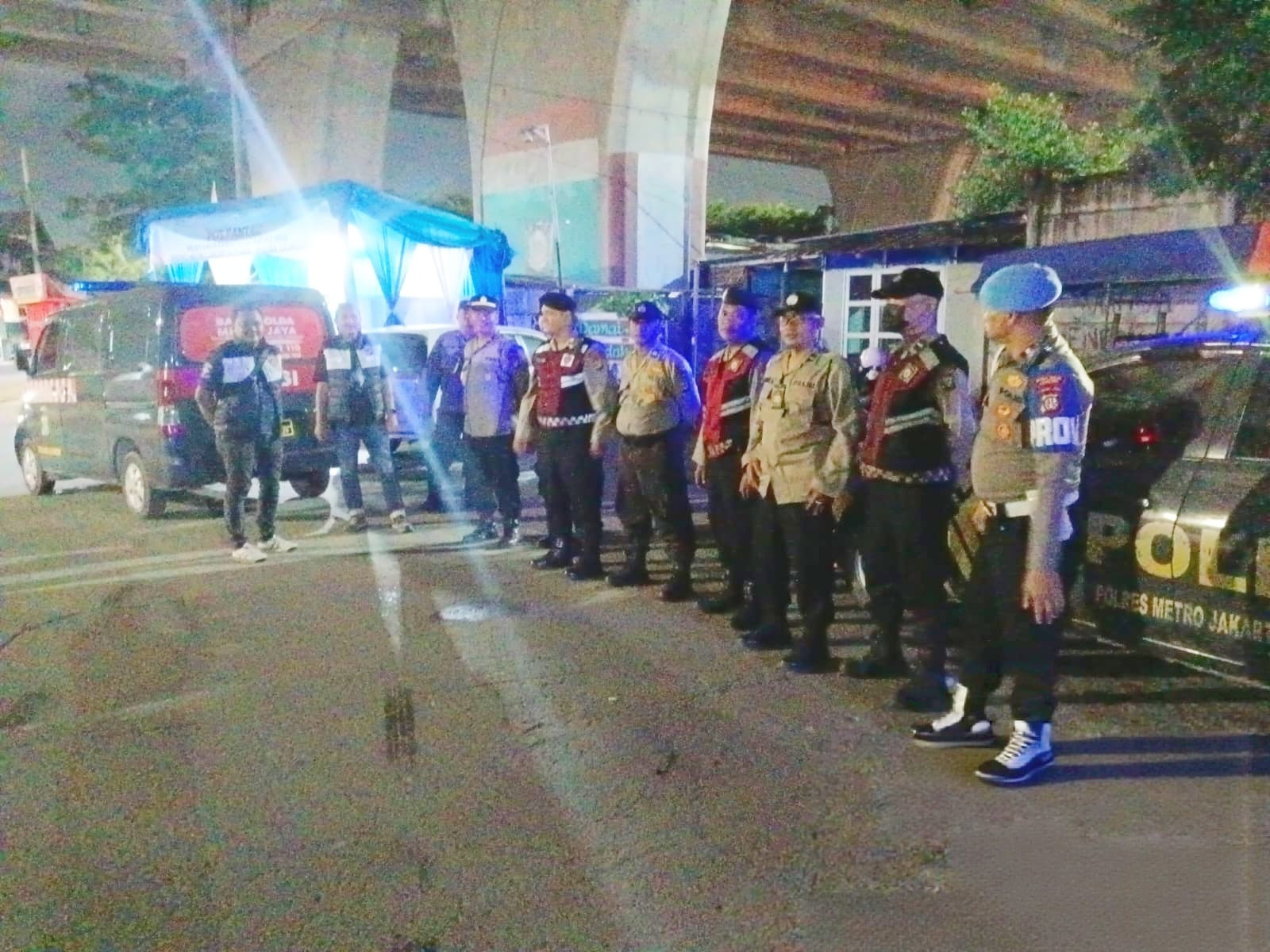 Polisi, Satpol PP, dan Warga Bersatu Jaga Kamtibmas Cilincing