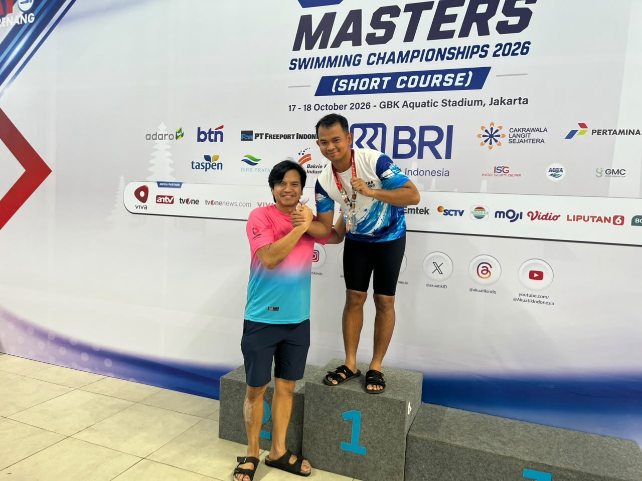 Semangat Pantang Menyerah Dua Hari Bertanding, Kapolsek Bekasi Selatan Raih Dua Podium di SEAA Masters Swimming Championships 2026