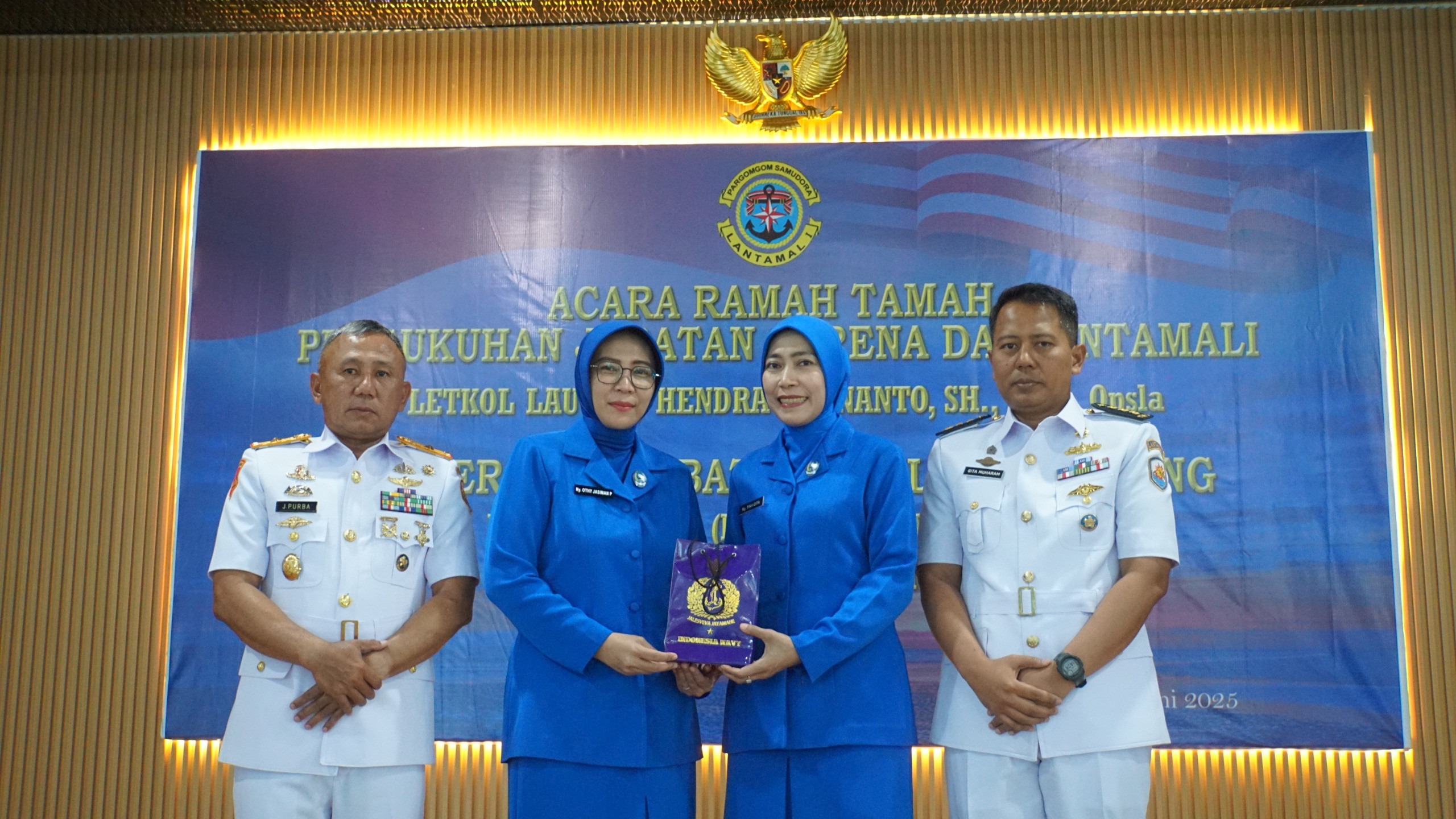 Danlantamal I Pimpin Acara Pengukuhan Asrena Danlantamal I dan Penyerahan Jabatan Danlanal Sabang