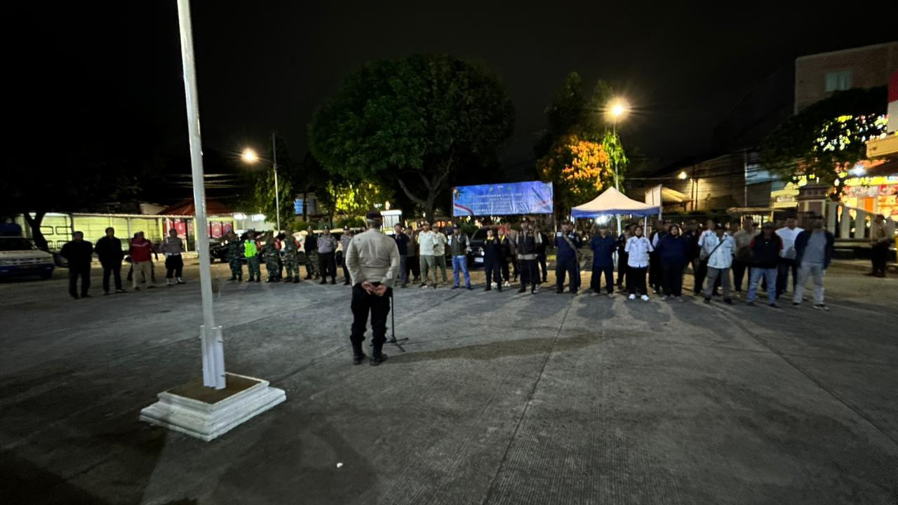 Polsek Koja Gelar Apel KRYD Bersama Tiga Pilar Jaga Jakarta, Antisipasi Gangguan Kamtibmas di Masa Libur Nataru