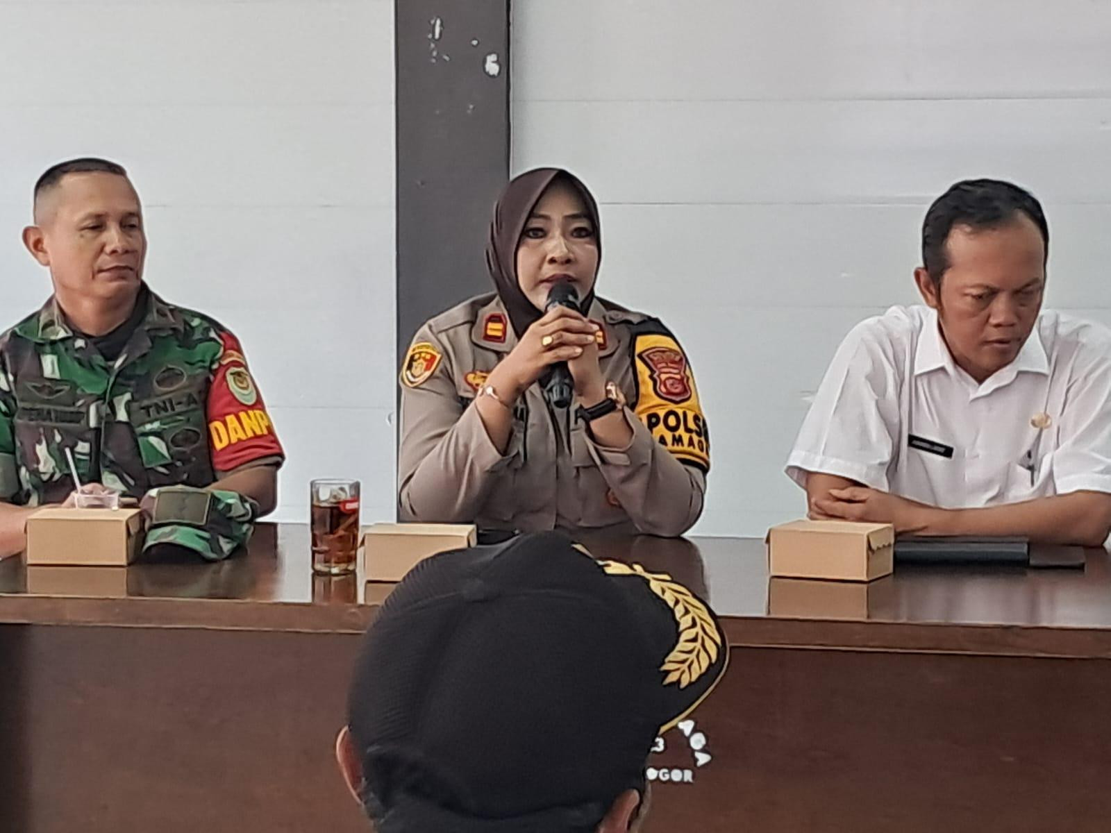 Kapolsek Dramaga Hadiri Rapat Koordinasi PAD dan Infrastruktur Tahun 2025, Tegaskan Komitmen Polri Jaga Kamtibmas