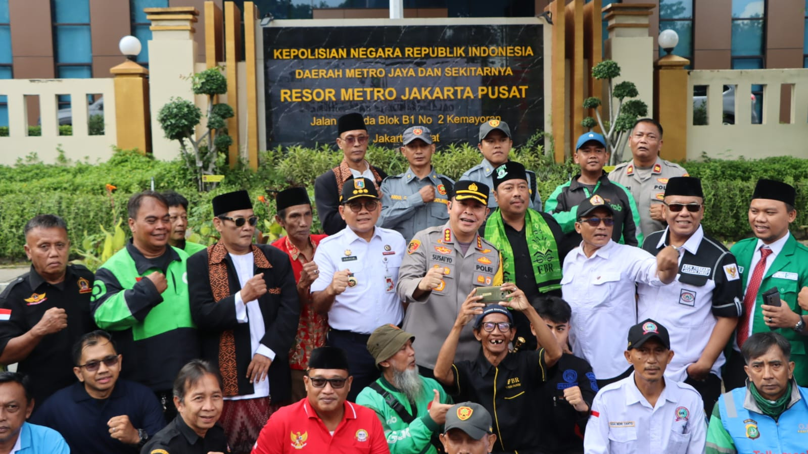 Apel Harkamtibmas Libatkan 538 Personel, Kapolres Metro Jakarta Pusat Tekankan Sinergi Warga