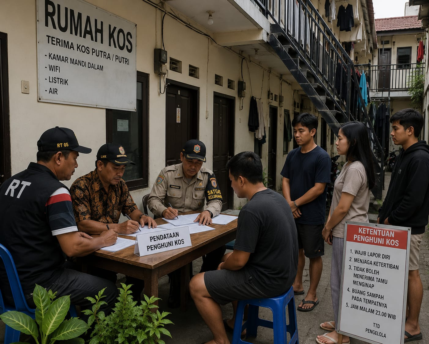 Kematian Wanita di Rumah Kos Jadi Sorotan, Warga Dorong Pengawasan dan Pendataan Penghuni Diperketat