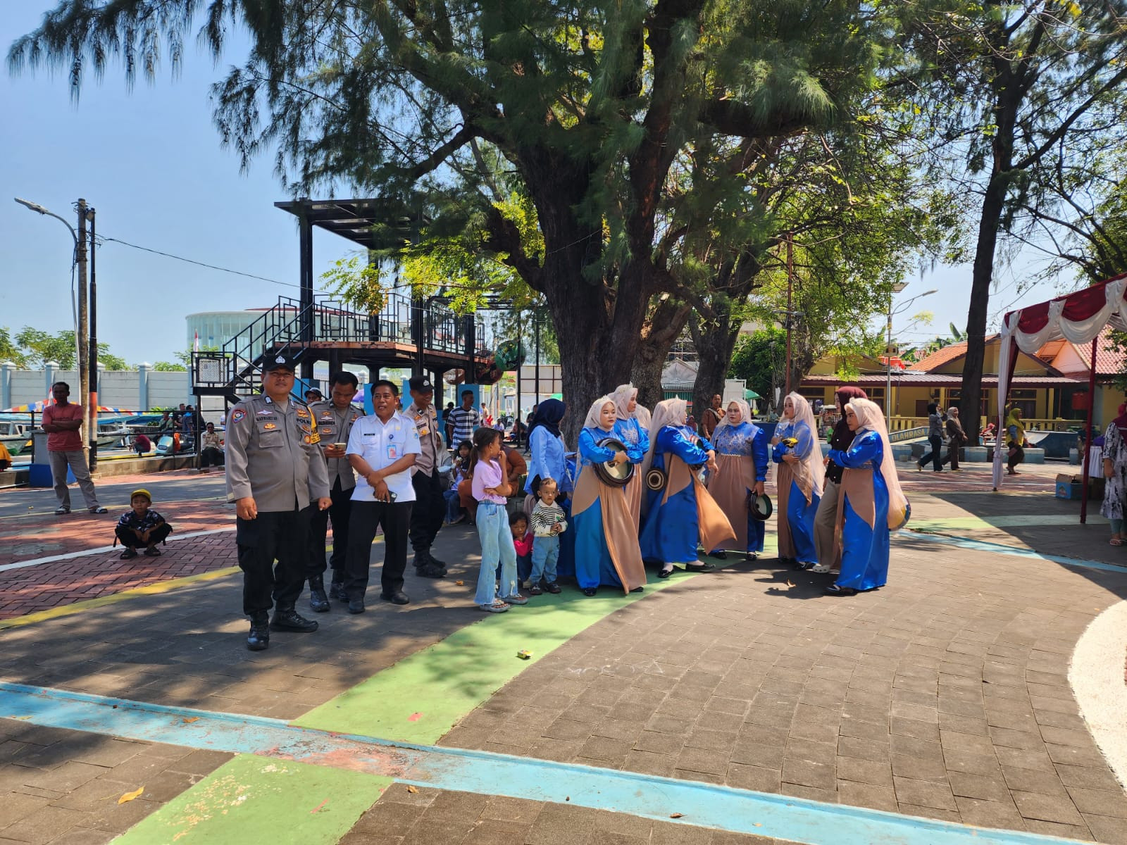 Polsek Kepulauan Seribu Utara Amankan Lomba Seni Religi di Pulau Pramuka