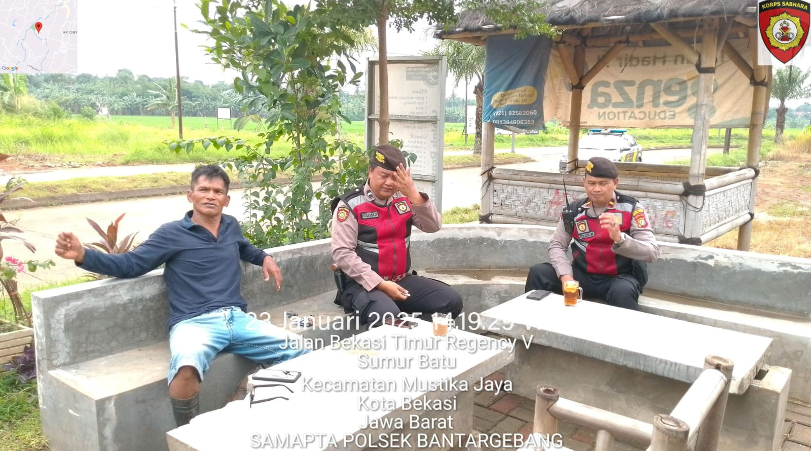 Giat Patroli Mobile Antisipasi Gangguan Kamtibmas di Wilayah Hukum Polsek Bantargebang Polres Metro Bekasi Kota