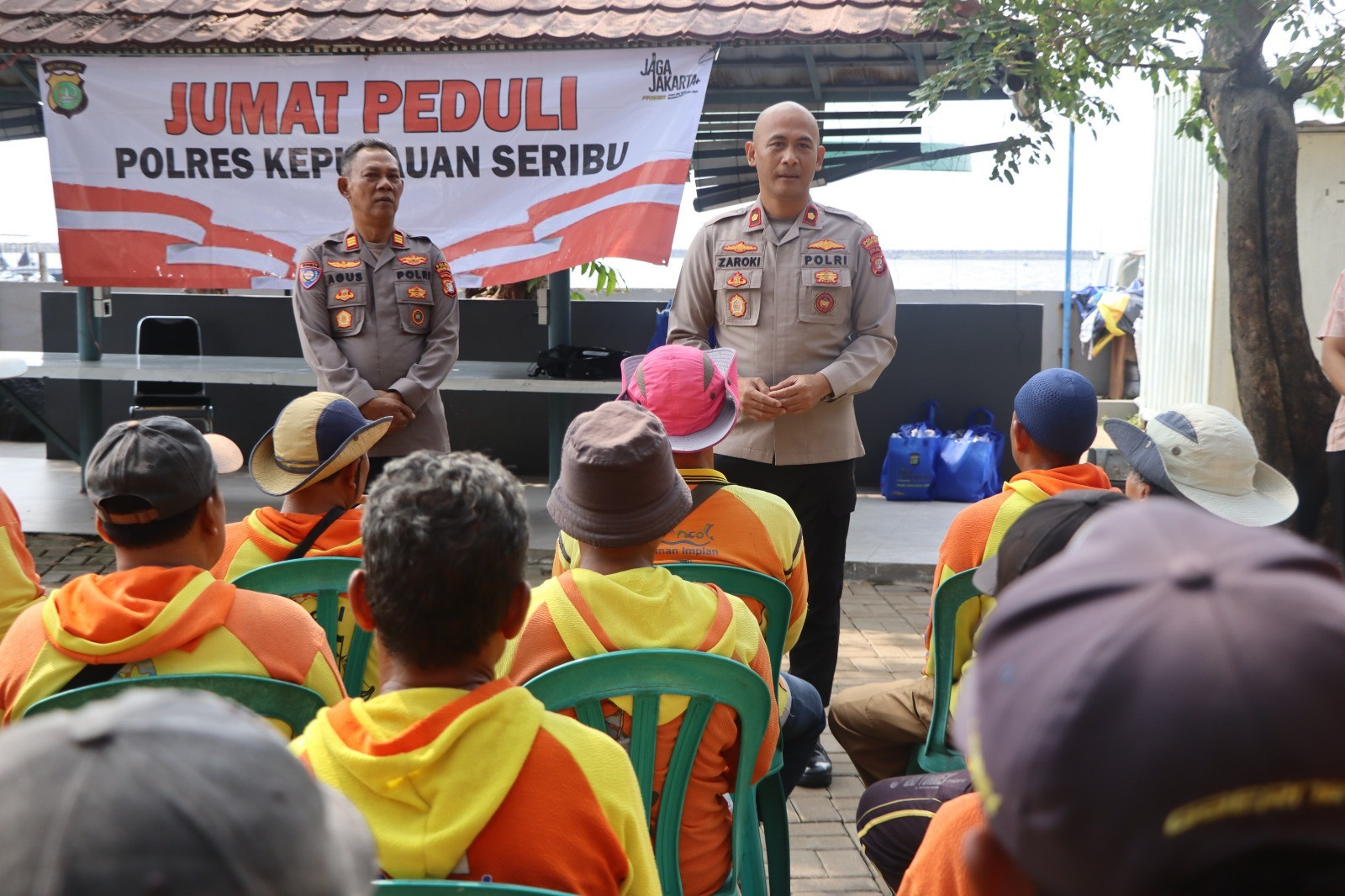 Polres Kepulauan Seribu Rangkul Sabuk Kamtibmas, Perkuat Sinergi Lewat Jumat Peduli di Marina Ancol