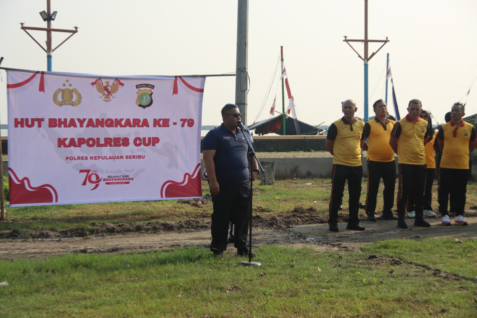 Kapolres Cup 2025 Resmi Dibuka, AKBP Ajie Lukman Hidayat Nyatakan Turnamen Antar Satker Polres Kepulauan Seribu Siap Panas!