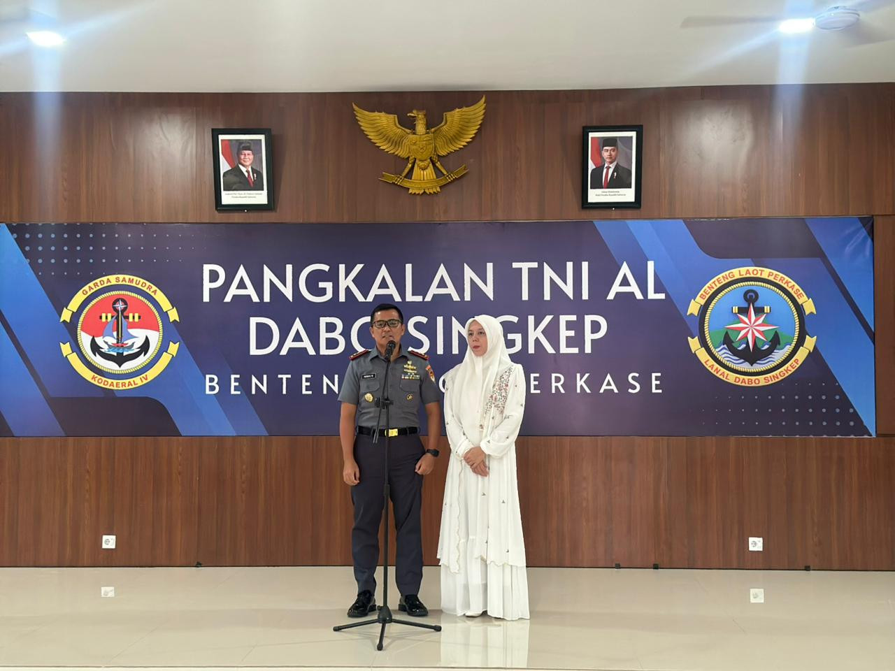 Lanal Dabo Singkep Gelar Halal Bihalal Bersama Seluruh Personel Dalam Suasana Penuh Kekeluargaan