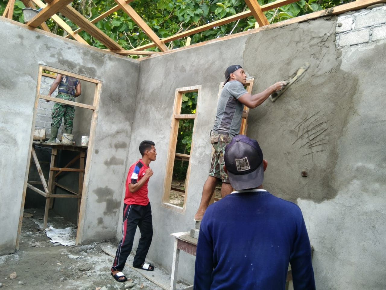 RTLH, Rumah Baru Harapan Baru, Bapak Jamal Umaternate Terharu dengan Bantuan TMMD Kodim 1510/Sula