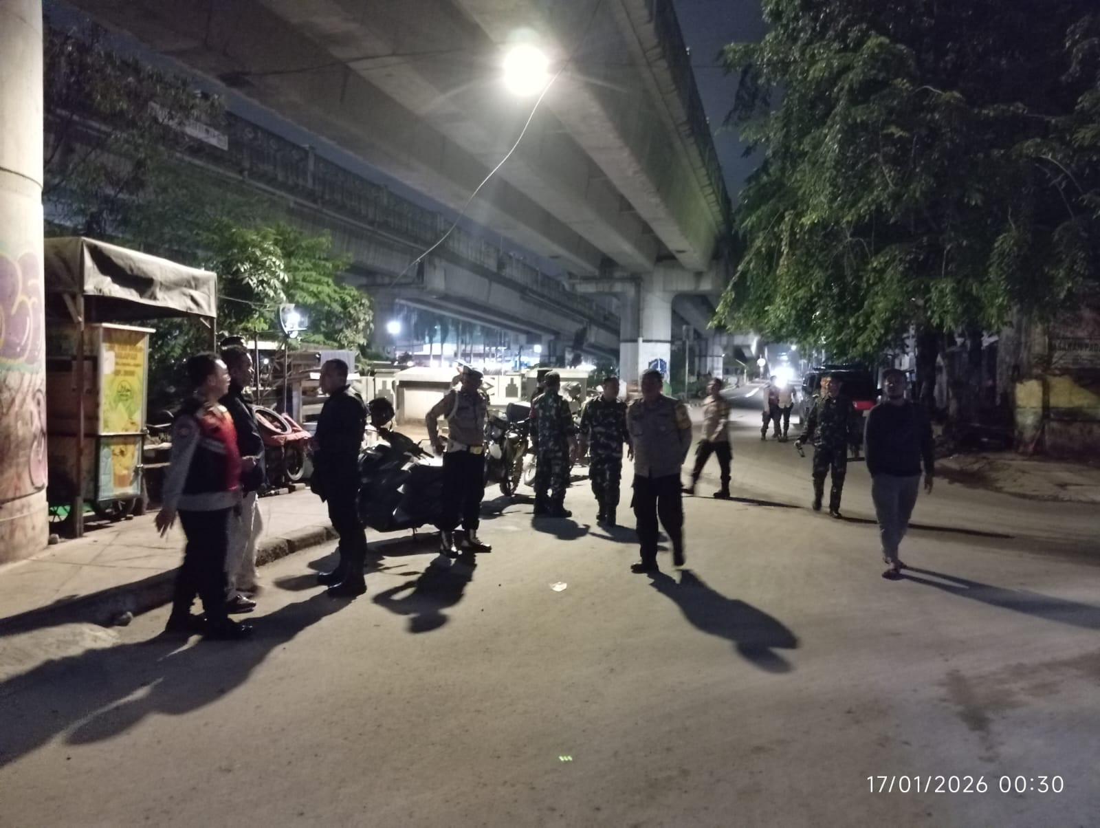 Polsek Metro Penjaringan Gelar KRYD, Antisipasi Tawuran dan Kejahatan Jalanan