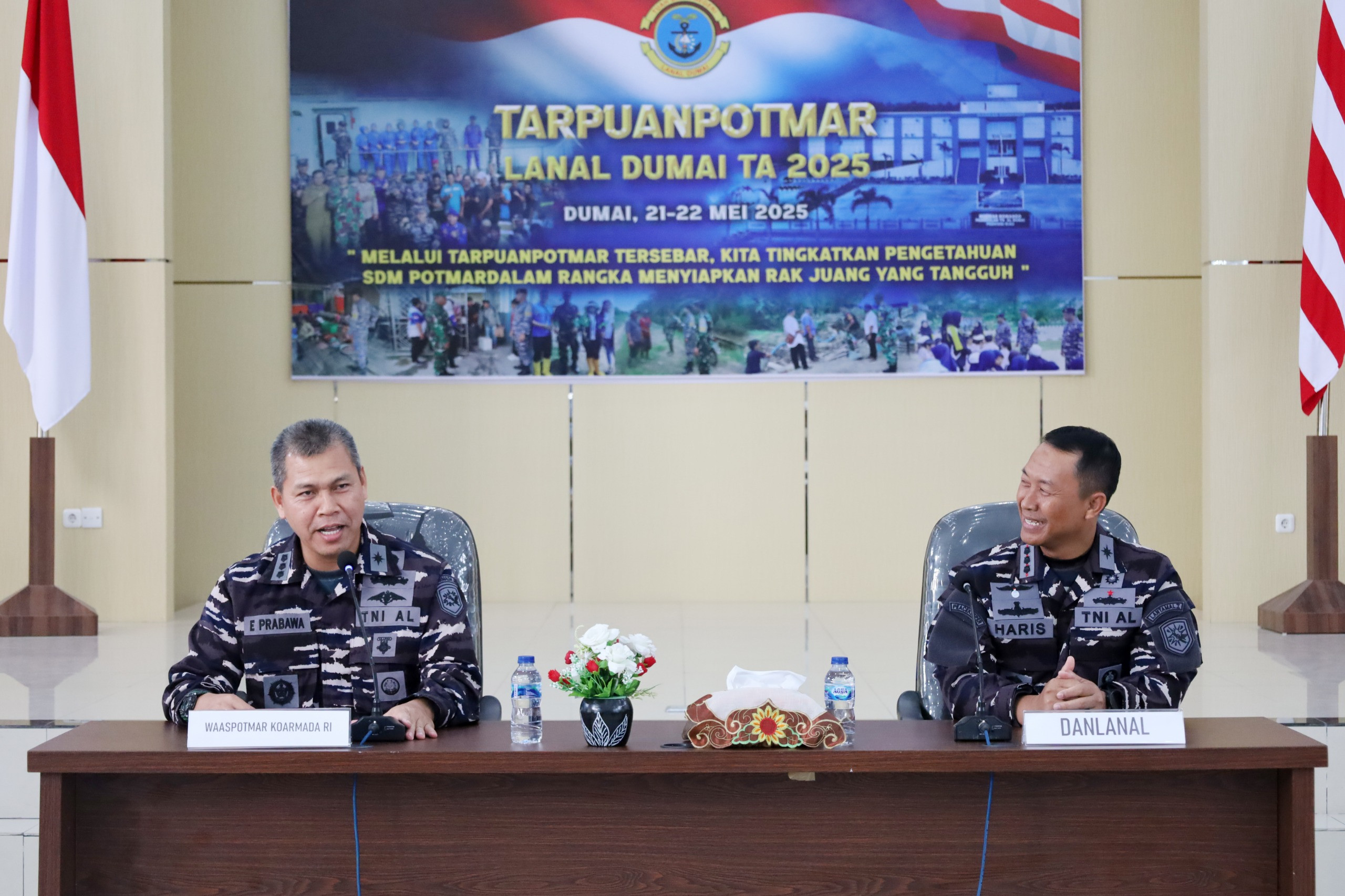 Melangkah Lebih Maju Tingkatkan Potensi Maritim, Lanal Dumai Ikuti Penataran Kemampuan Potmar Tersebar 2025