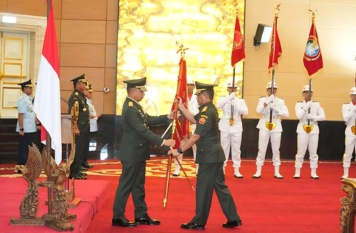 Panglima TNI Pimpin Upacara Peresmian, Likuidasi Satuan, Sertijab dan Laporan Korps Kenaikan Pangkat Pati TNI