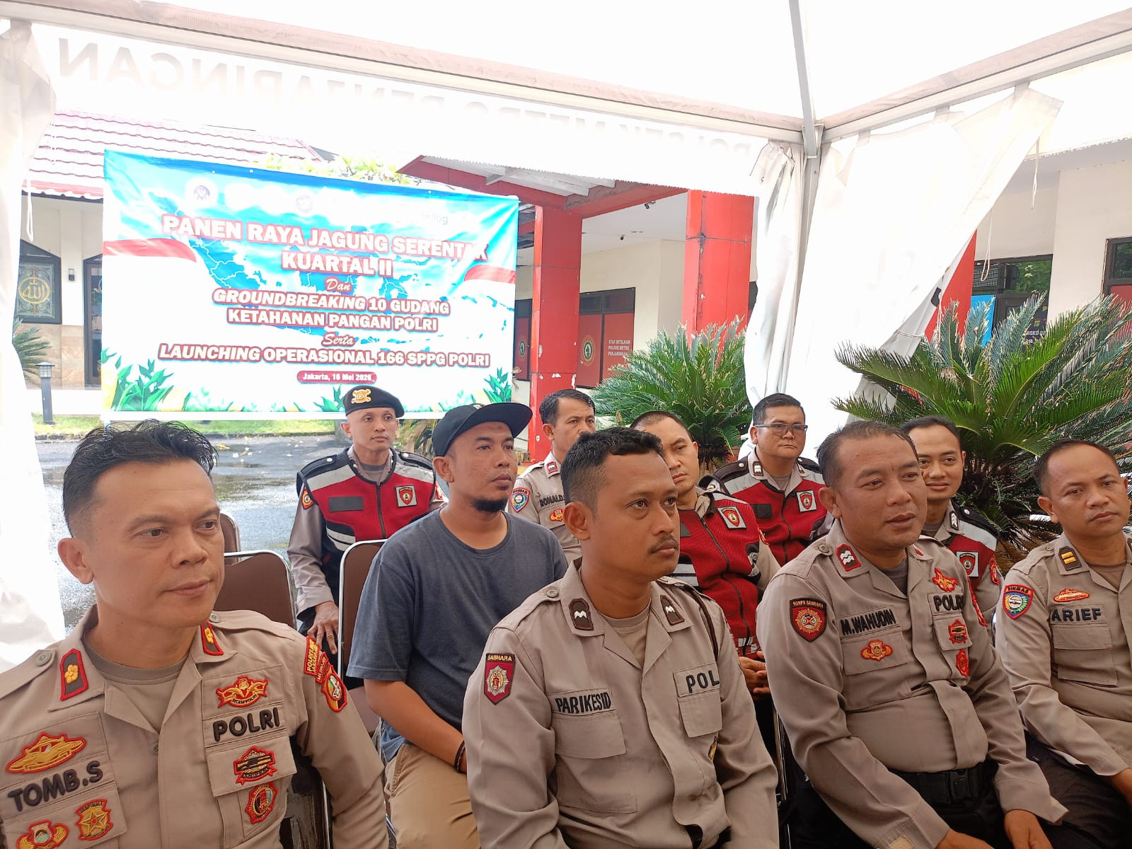 Polsek Metro Penjaringan Ikuti Zoom Panen Raya Jagung Serentak dan Launching Program Ketahanan Pangan Polri
