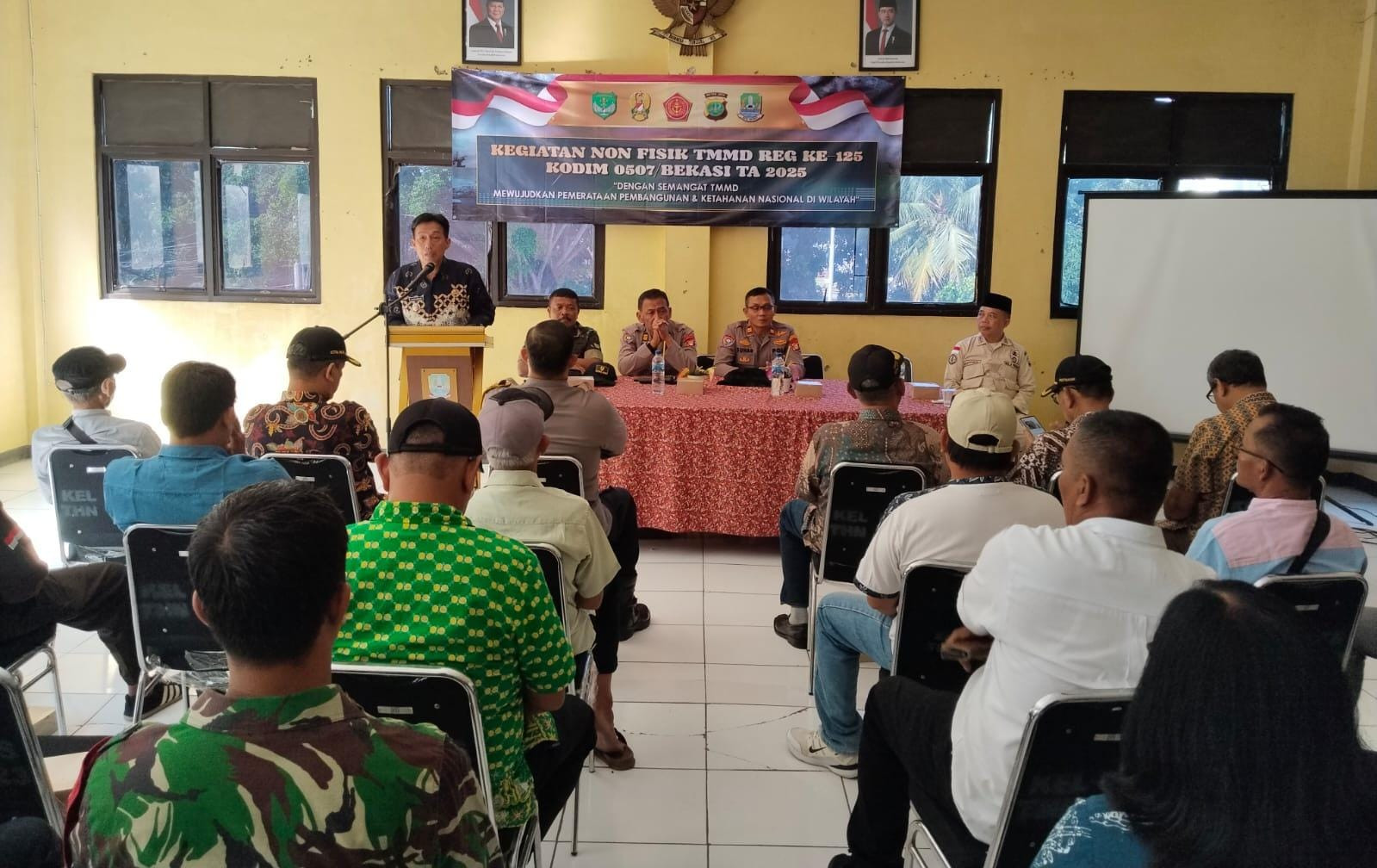 Kegiatan Non Fisik TMMD Reguler ke-125 Kodim 0507 Kota Bekasi TA 2025