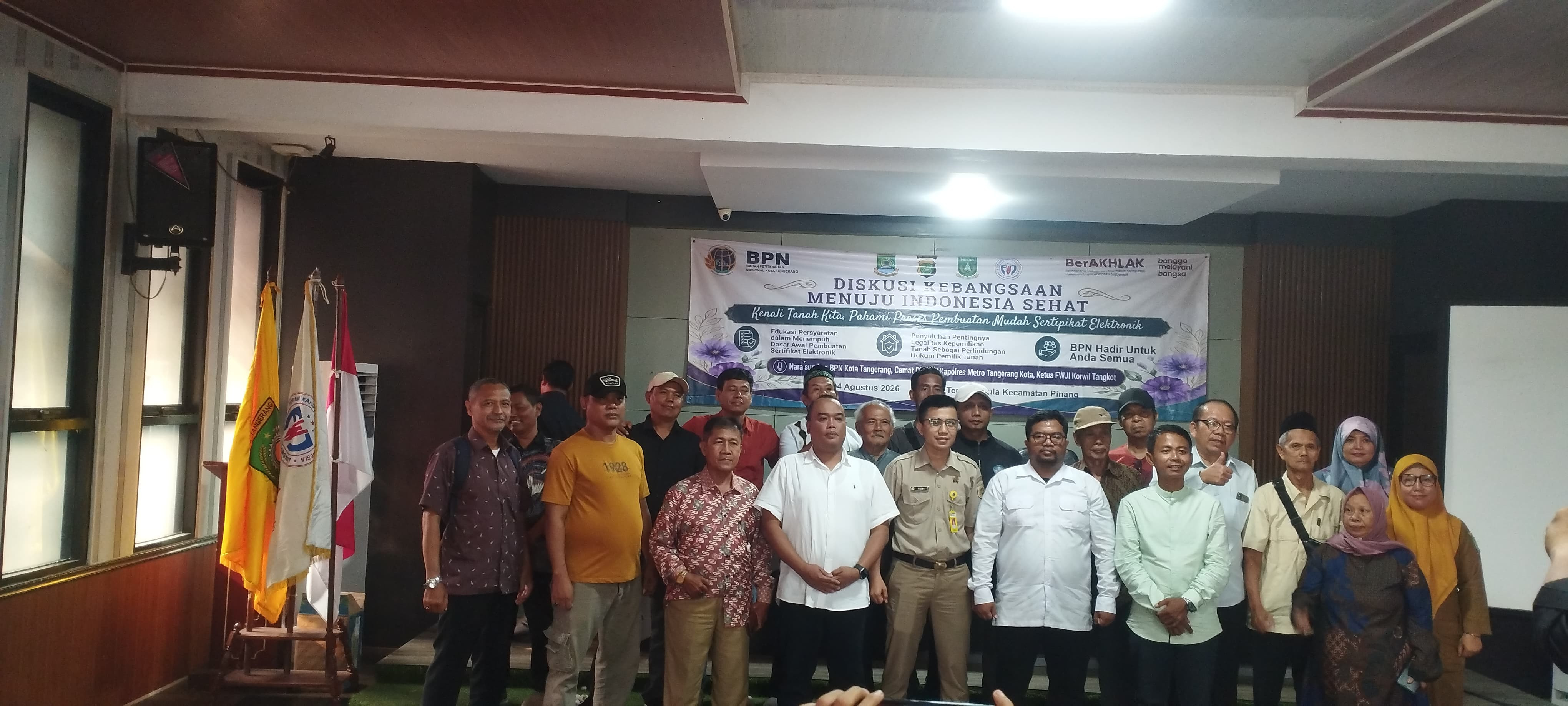 Mafia Tanah Tak Bisa Sembunyi, Polres Metro Tangerang Kota Edukasi Warga Pinang Soal Sertifikat Elektronik