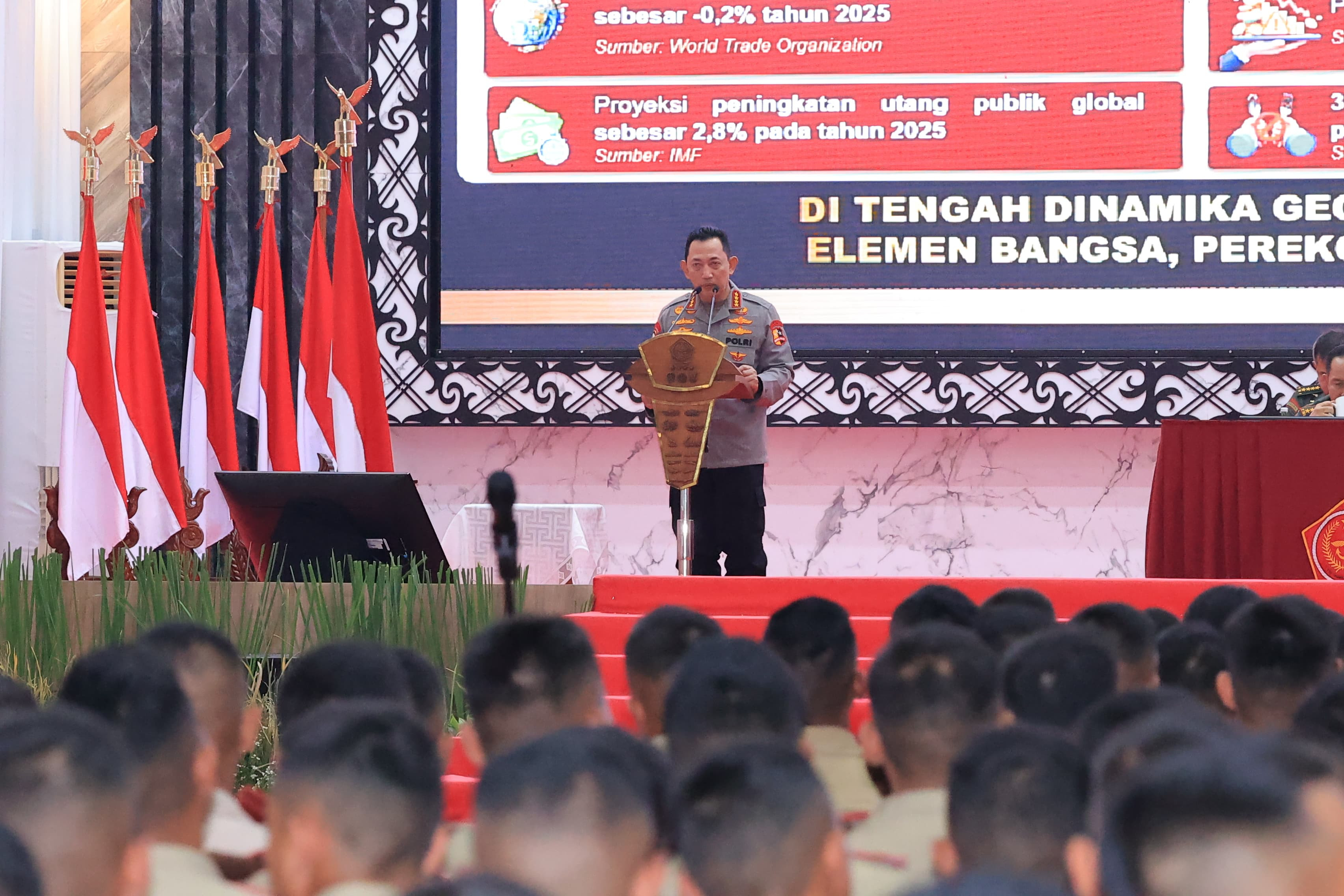 Beri Pembekalan Kepada 2.000 Capaja, Kapolri: Sinergitas Modal Hadapi Tantangan