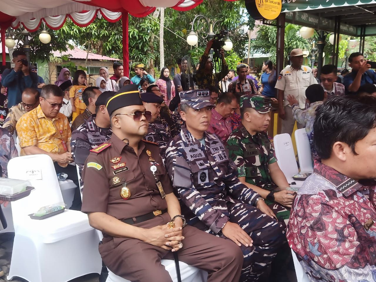 Danlanal Bintan Hadir Pada Kunjungan Menteri Pariwisata RI di Pulau Penyengat