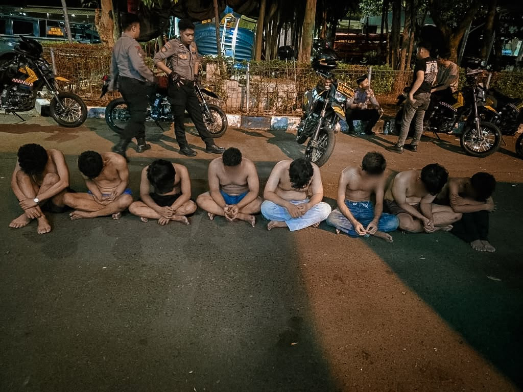 Patroli Malam Cegah Tawuran, 16 Orang Diamankan di Jaktim dan Jakpus