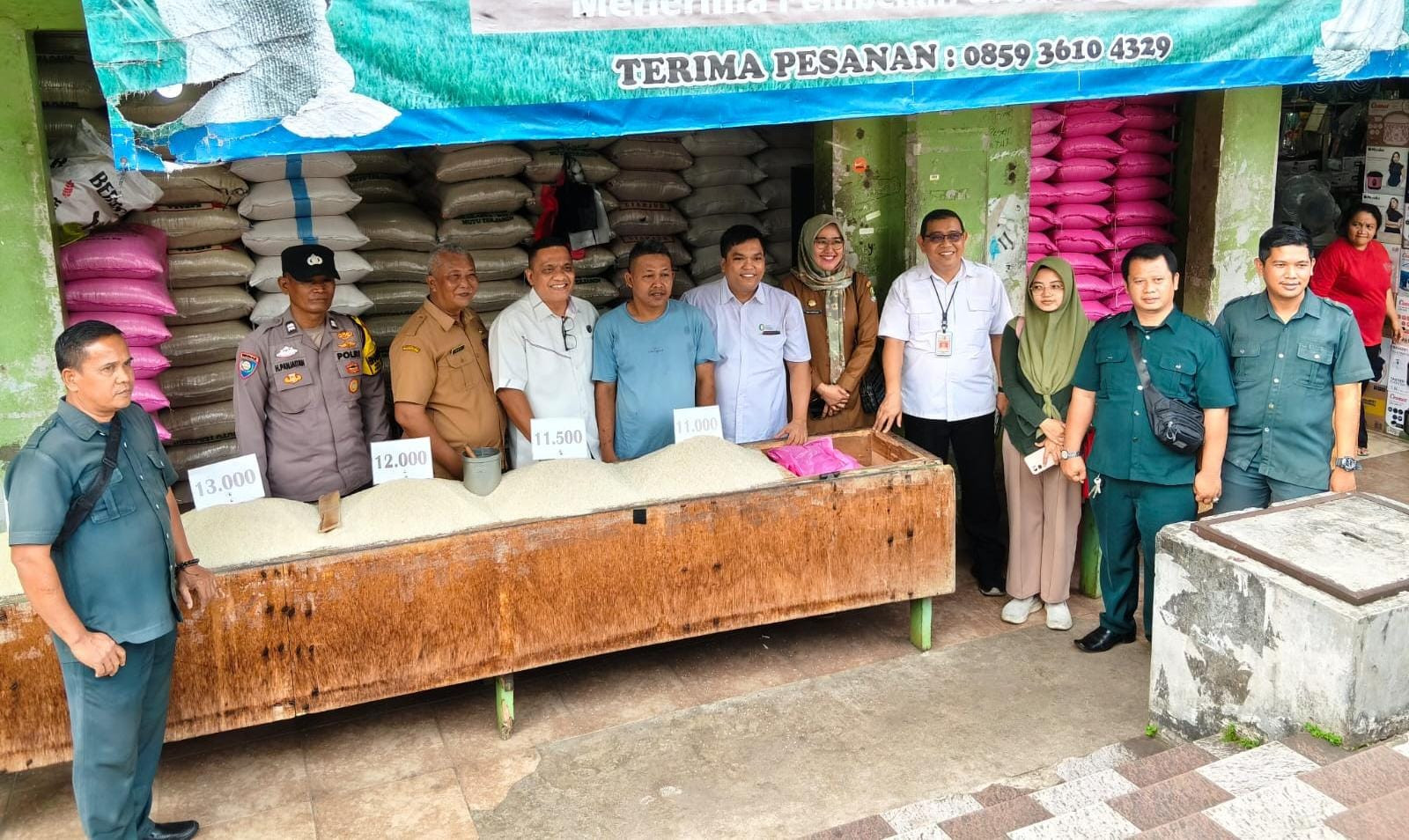 Satgas Pangan Mabes Polri Tinjau Pasar Kranggan, Harga Stabil dan Stok Pangan Aman