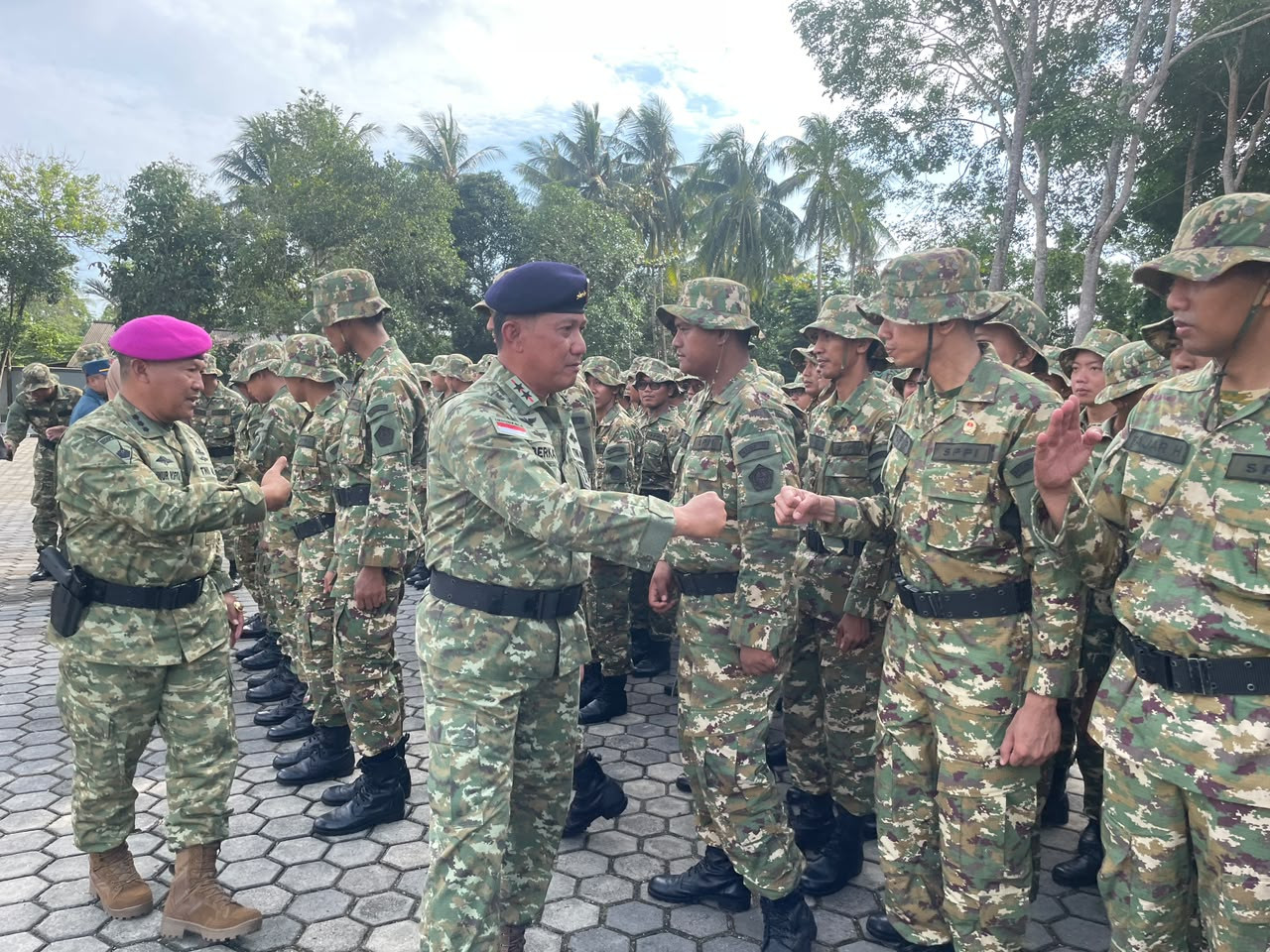 Danlanal Bintan Hadiri Upacara Penutupan Pendidikan dan Pelantikan Siswa SPPI, KDKMP, dan KNP