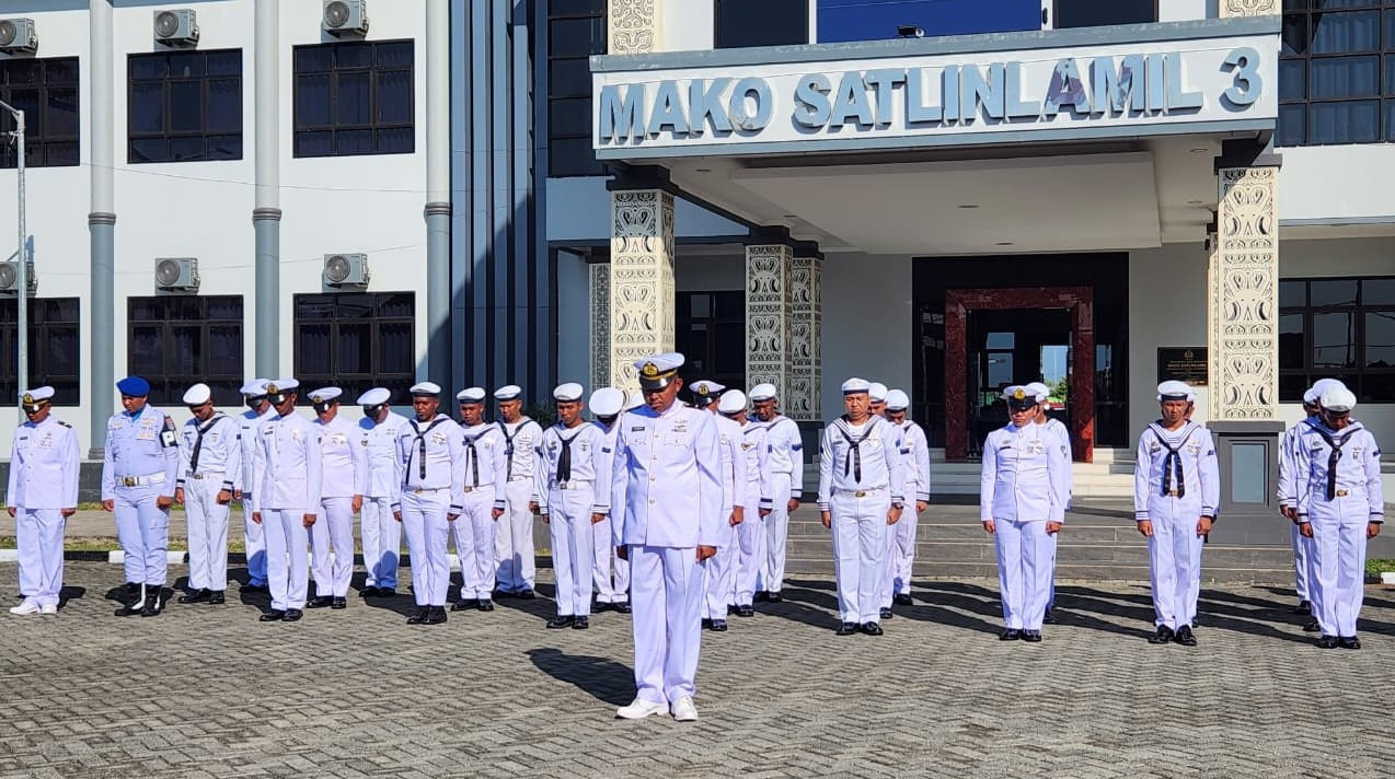 Tumbuhkan Jiwa Nasionalisme, Satlinlamil 3 Laksanakan Upacara Peringatan Hari Kesaktian Pancasila