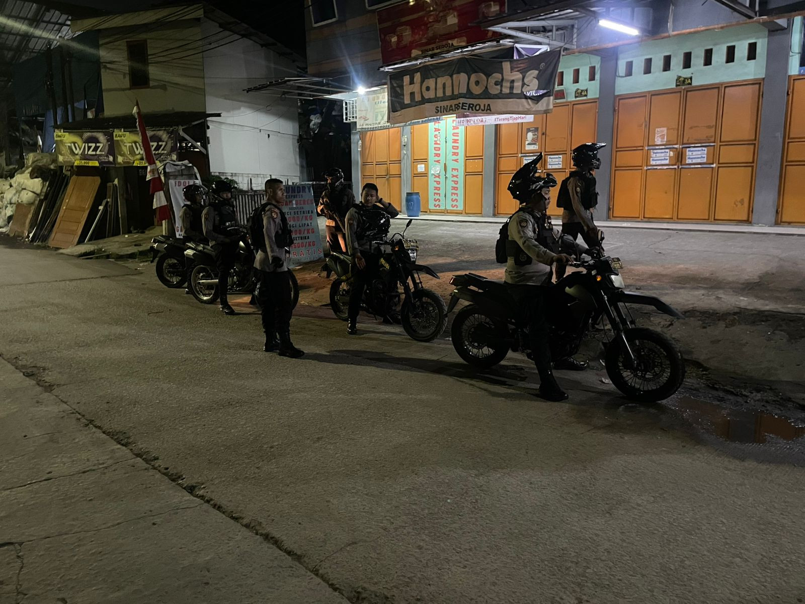 Polres Metro Bekasi Kota Gelar Patroli Dini Hari, Antisipasi Kejahatan Jalanan