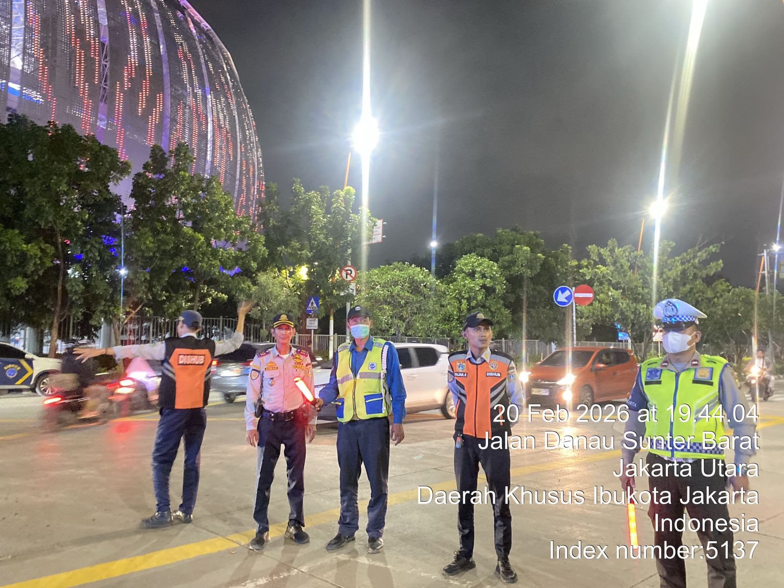 Satpel Dishub Tanjung Priok Amankan Laga Persija vs PSM di JIS, Prioritaskan Kelancaran Lalu Lintas dan Kenyamanan Warga