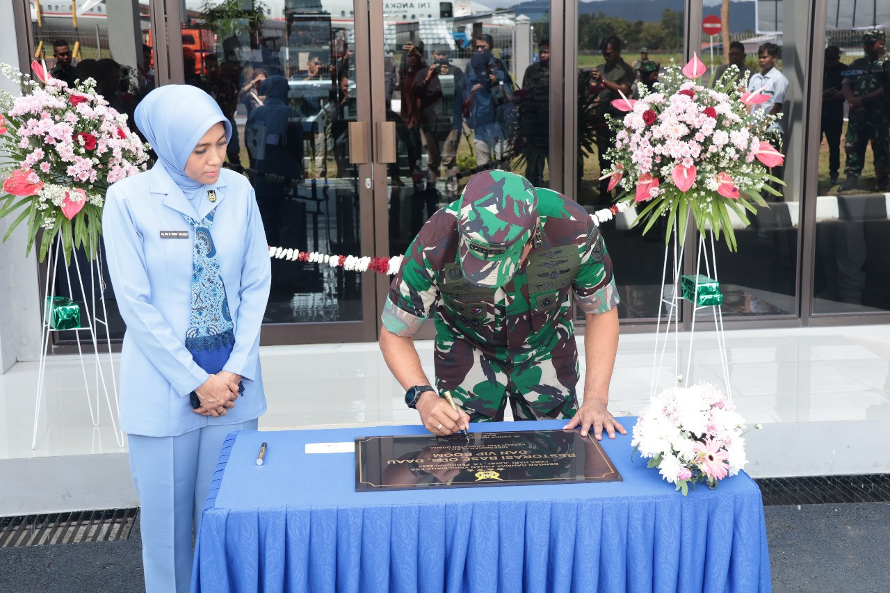 Optimalkan Operasional Satuan, Kasau Resmikan Baseops Barat Lanud Sam Ratulangi