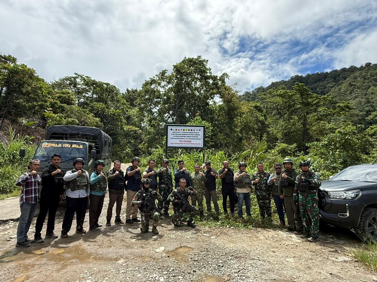 TNI Dukung Penertiban PETI di Wilayah Papua Tengah
