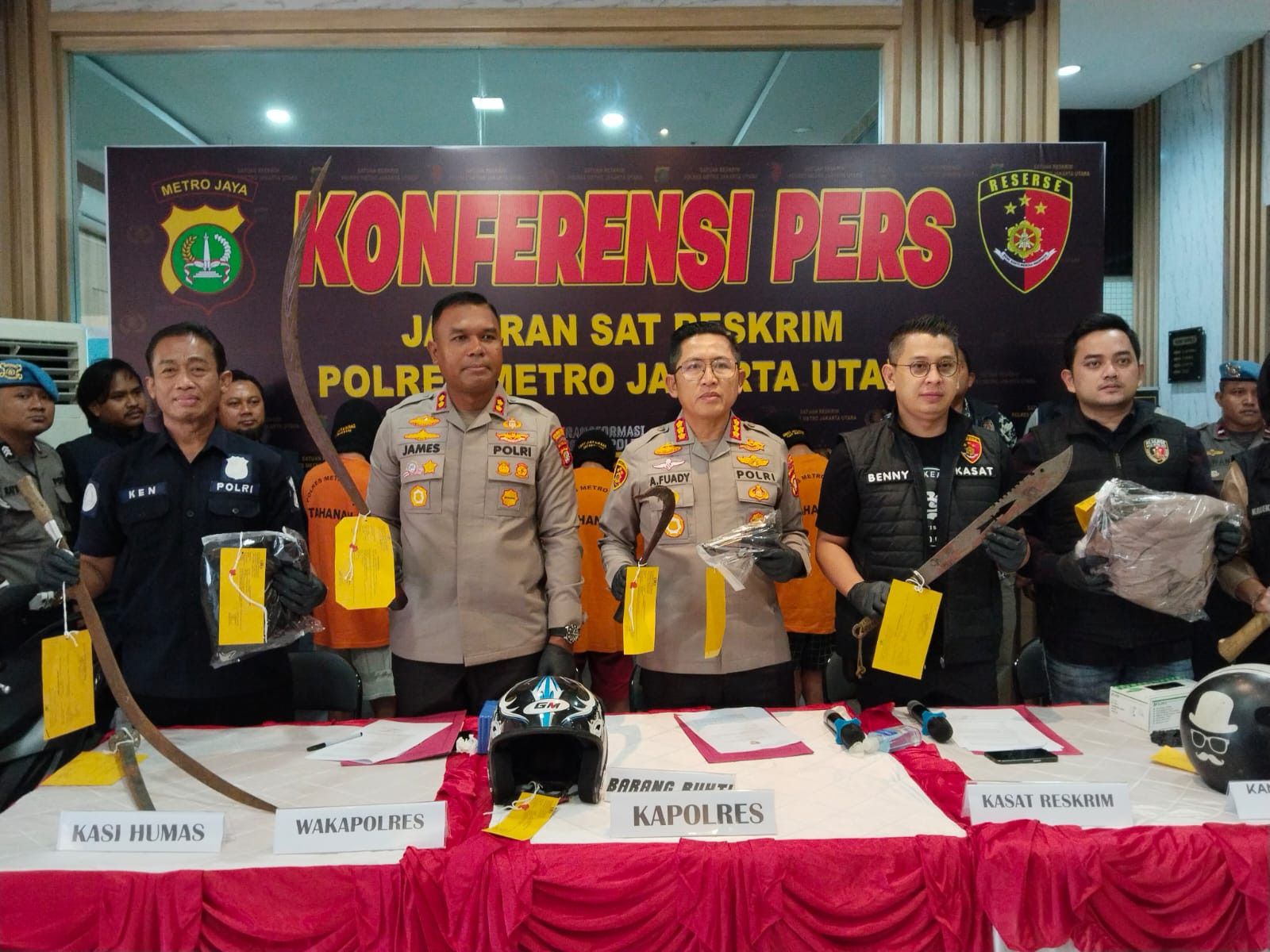 Polres Metro Jakarta Utara Berhasil Bongkar Sindikat Begal Sadis di Cilincing