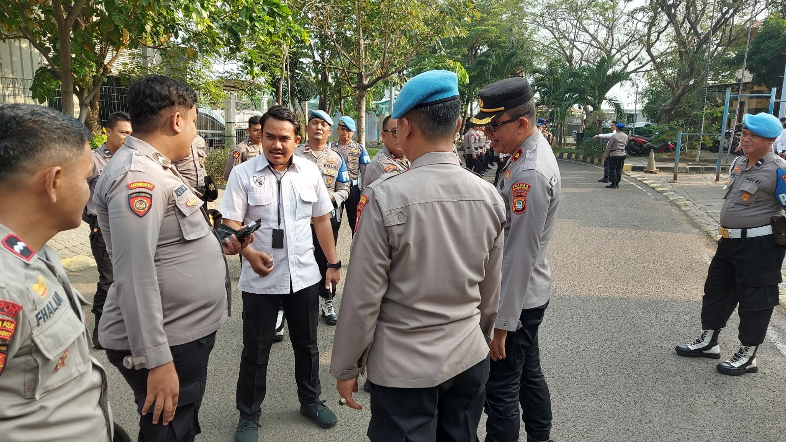 Propam Polres Kepulauan Seribu Gelar Gaktibplin, Tegakkan Disiplin dan Kerapihan Personel