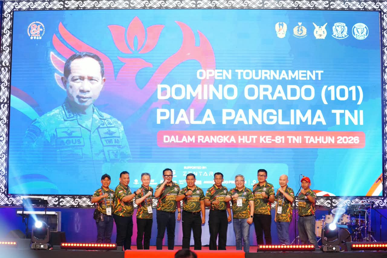 Gelorakan Sportivitas, Panglima TNI Ramaikan Open Tournament Domino Orado (101)